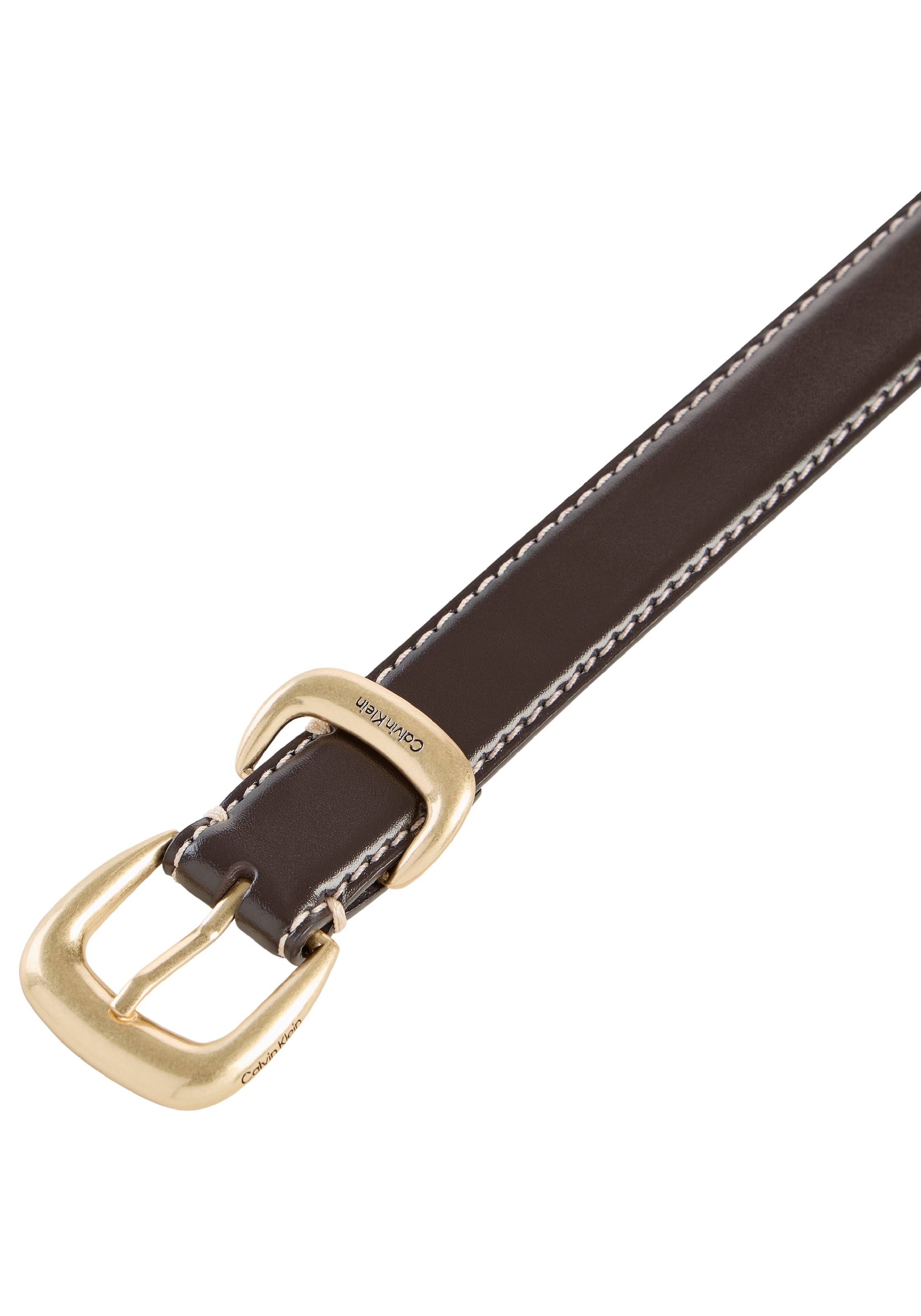 Calvin Klein Jeans Ledergürtel »2PIECE LOGO 25MM« Metallschliesse, Grössenverstellbar