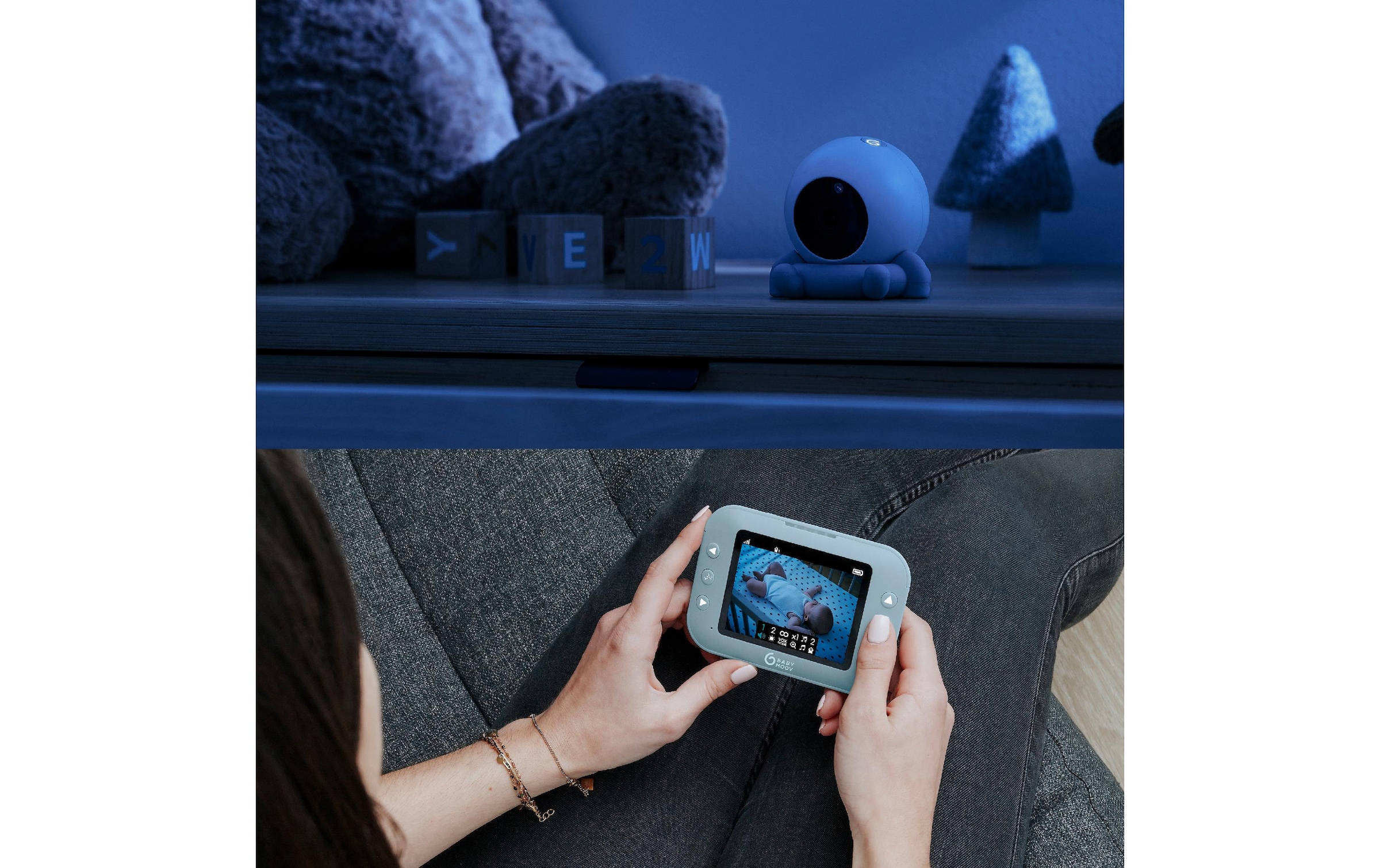 BABYMOOV Video-Babyphone »mit Kamera Yoo-Roll«