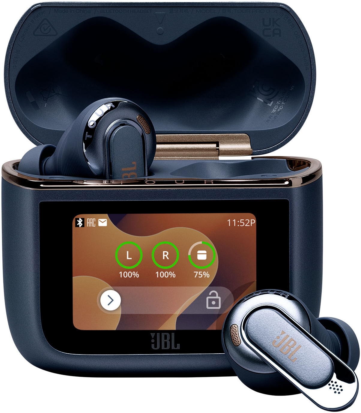 Image of JBL wireless In-Ear-Kopfhörer "TOUR PRO 3 TWS" A2DP Bluetooth Active Noise Cancelling (ANC) Freisprechfunktion Stummschaltung