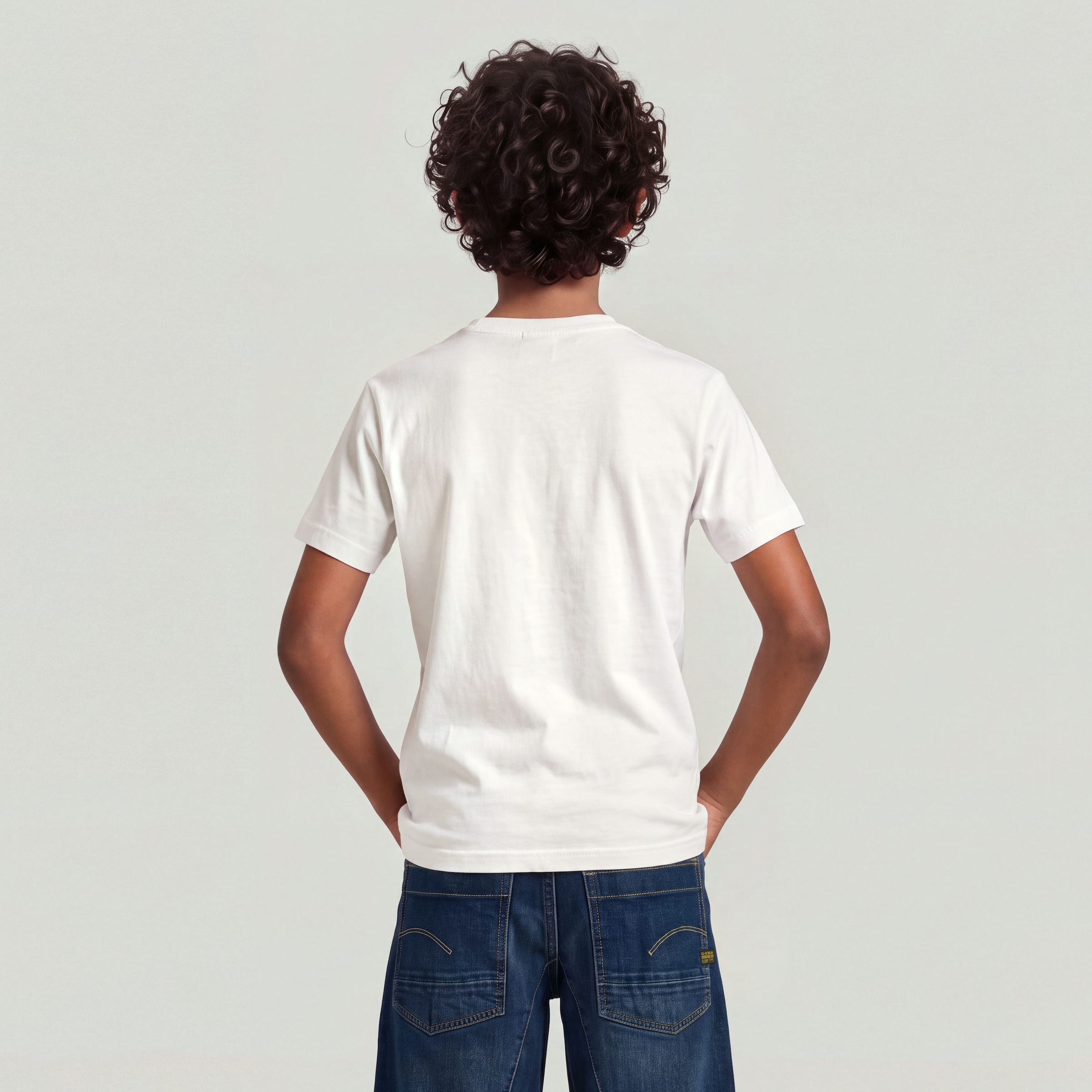 G-STAR T-Shirt »KIDS, OVERSIZED R T SS« mit Logo-Print, Baumwolljersey
