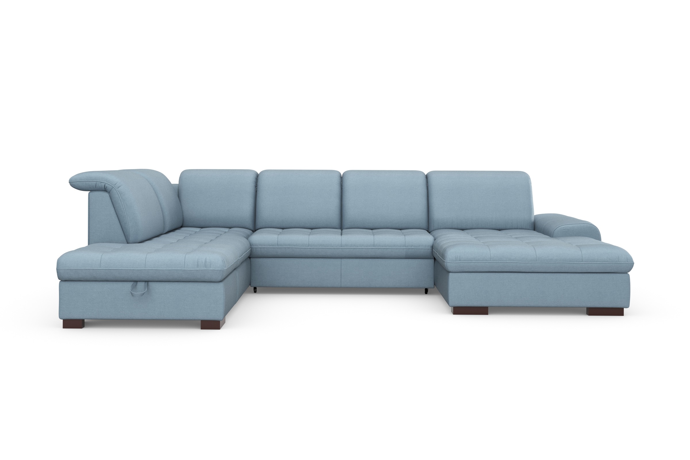 sit&more Wohnlandschaft »Luxor U-Form«, wahlweise mit Bettfunktion, Bettkasten und Kopfteilverstellung