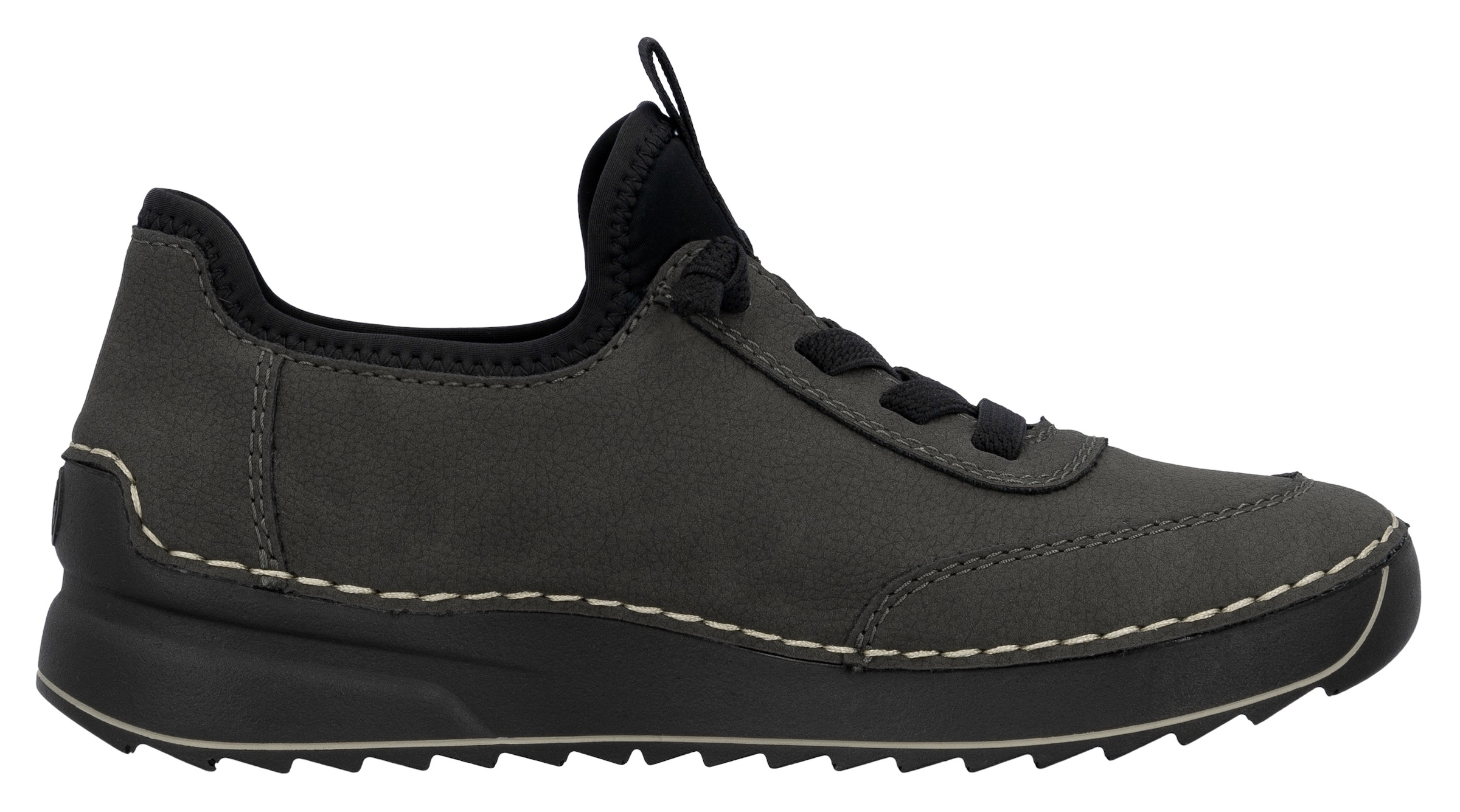 Rieker Sneaker, Schnürschuh, Halbschuh, Slipper mit Kontrastnaht