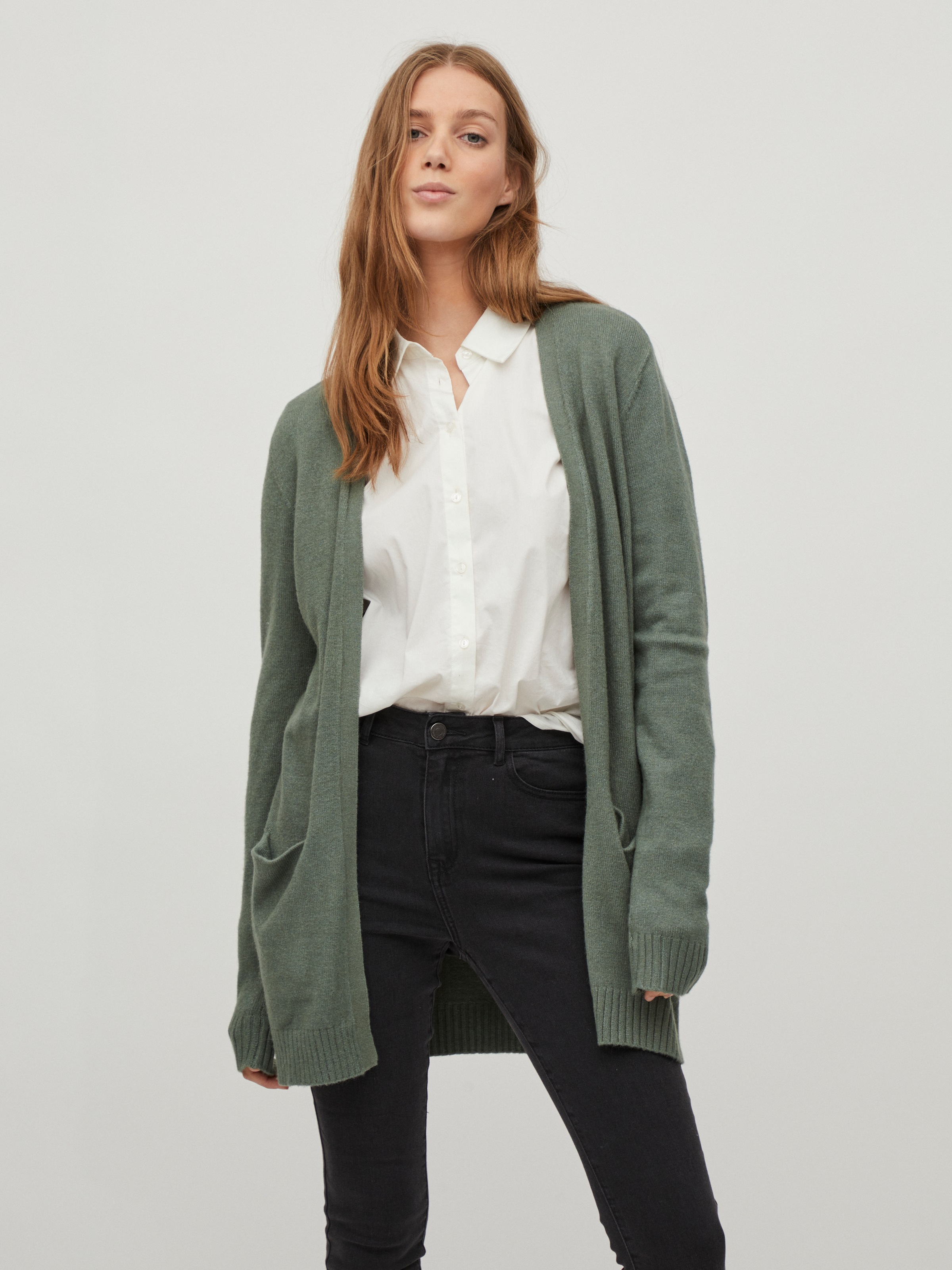 Vila Strickjacke »VIRIL OPEN L/S KNIT CARDIGAN - NOOS«