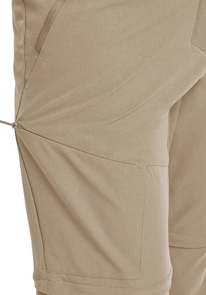 Jack Wolfskin Pantalon zip-off »PICO TRAIL ZIP OFF PANTS W«  avec fonction zip-off, respirant, à séchage rapide, coupe-vent