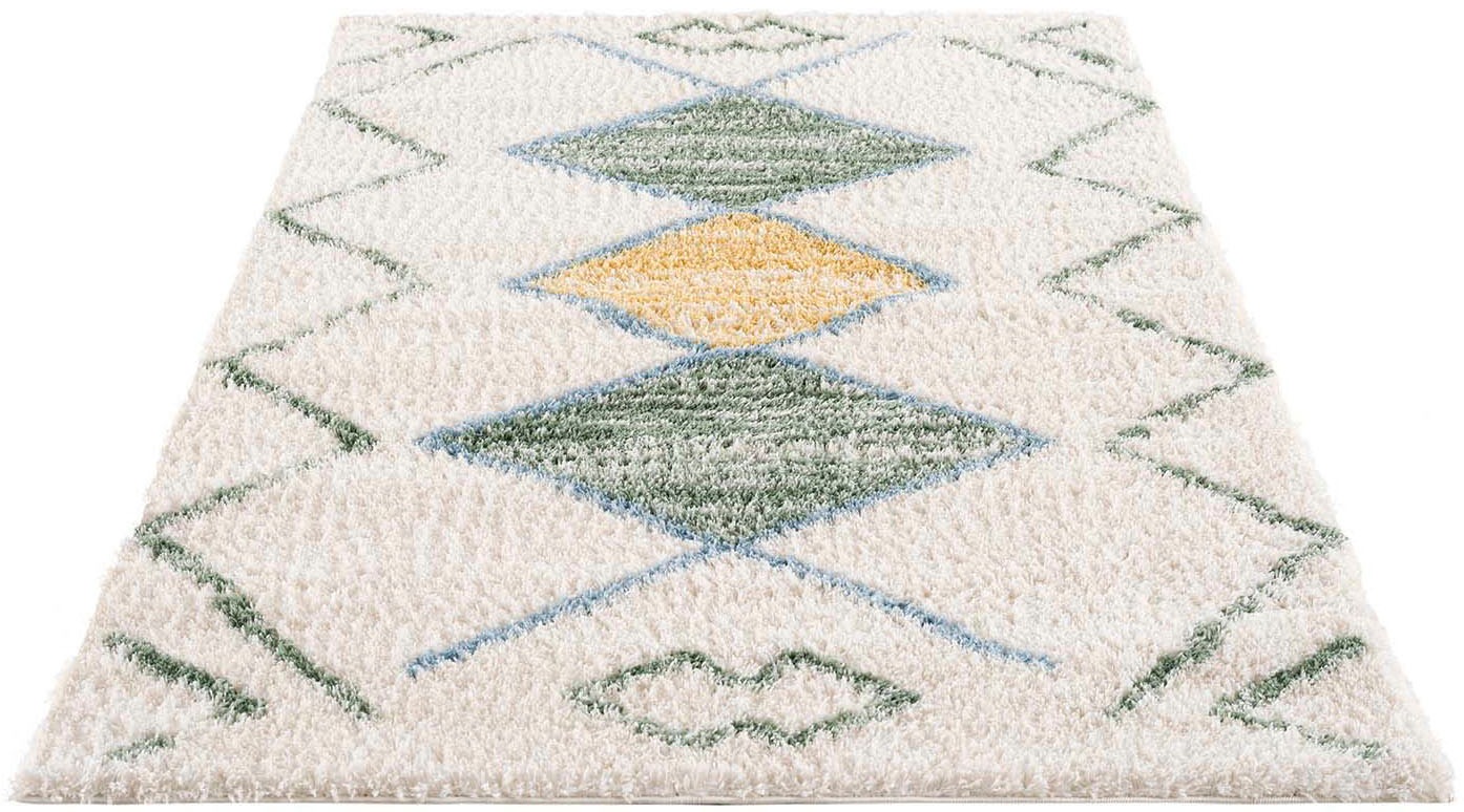 Image of Carpet City Hochflor-Teppich »Pulpy 557«, rechteckig, 30 mm Höhe, besonders weich, Ethno Look, ideal für Wohnzimmer & Schlafzimmer bei Ackermann Versand Schweiz