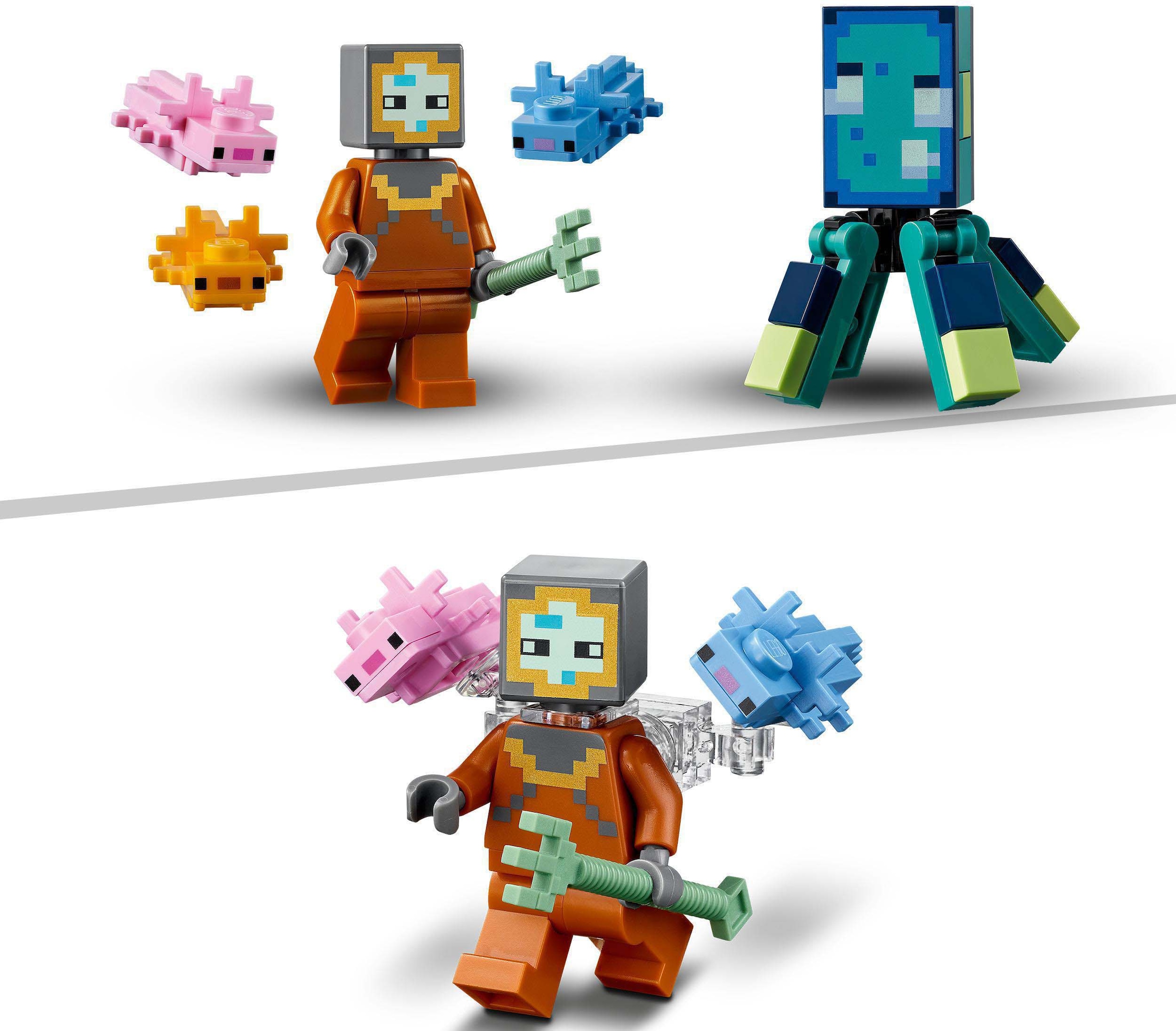 LEGO® Konstruktionsspielsteine »Das Wächterduell (21180), LEGO® Minecraft™«, (255 St.)