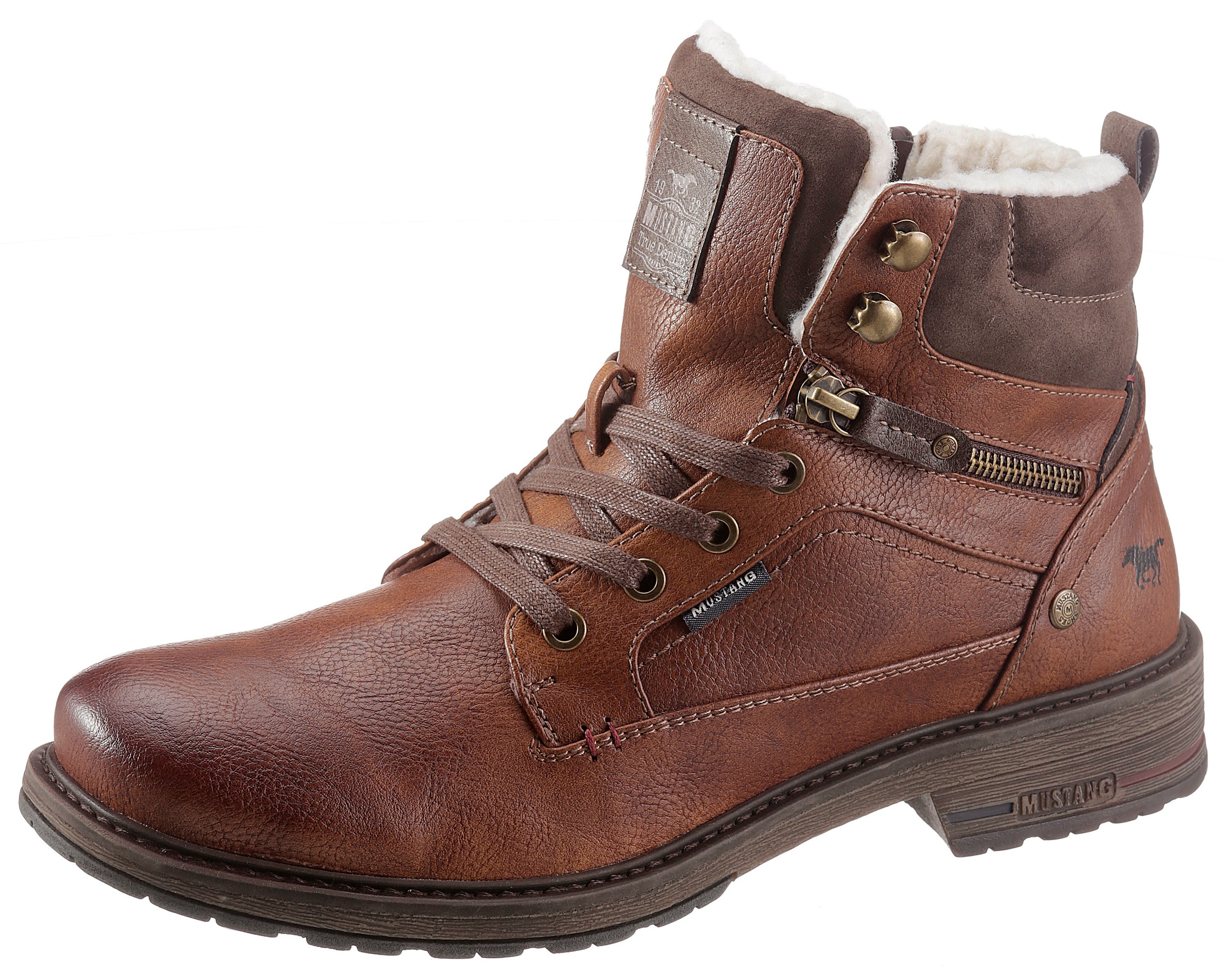 Image of Mustang Shoes Winterstiefelette, mit Zierreissverschluss an der Aussenseite bei Ackermann Versand Schweiz