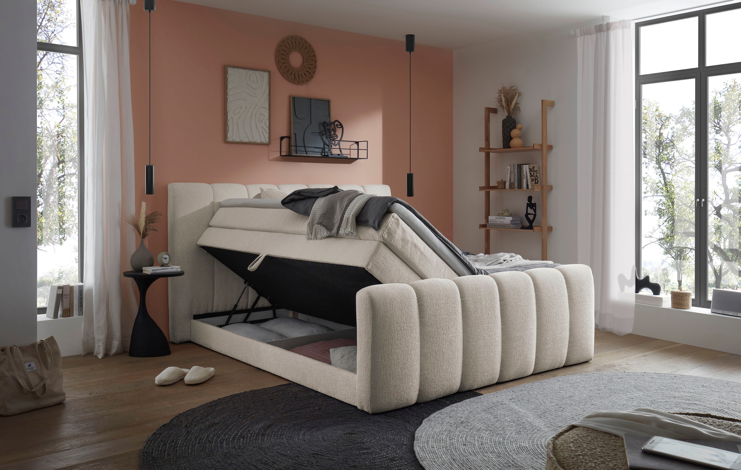 ED EXCITING DESIGN Lit boxspring »Chuck«