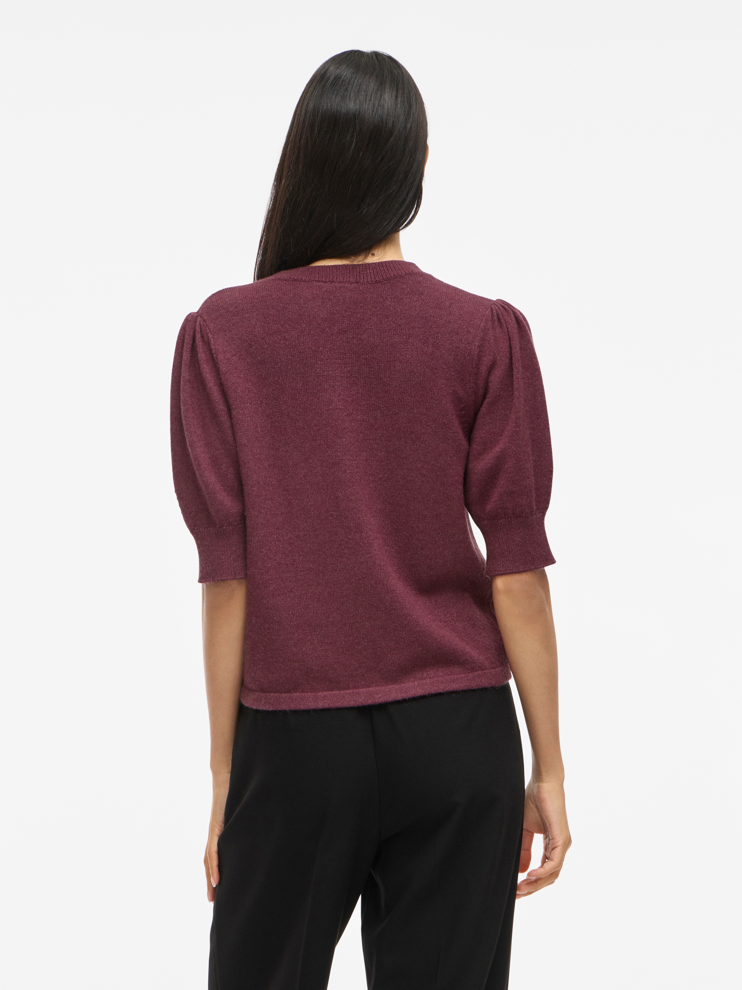 Vila Strickpullover »VIRIL 2/4 SLEEVE O-NECK KNIT TOP - NOOS«