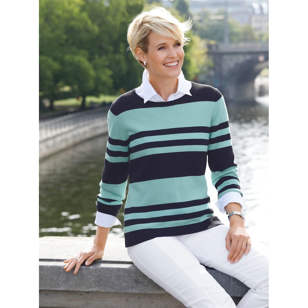 Casual Looks Strickpullover »Rundhals-Pullover«