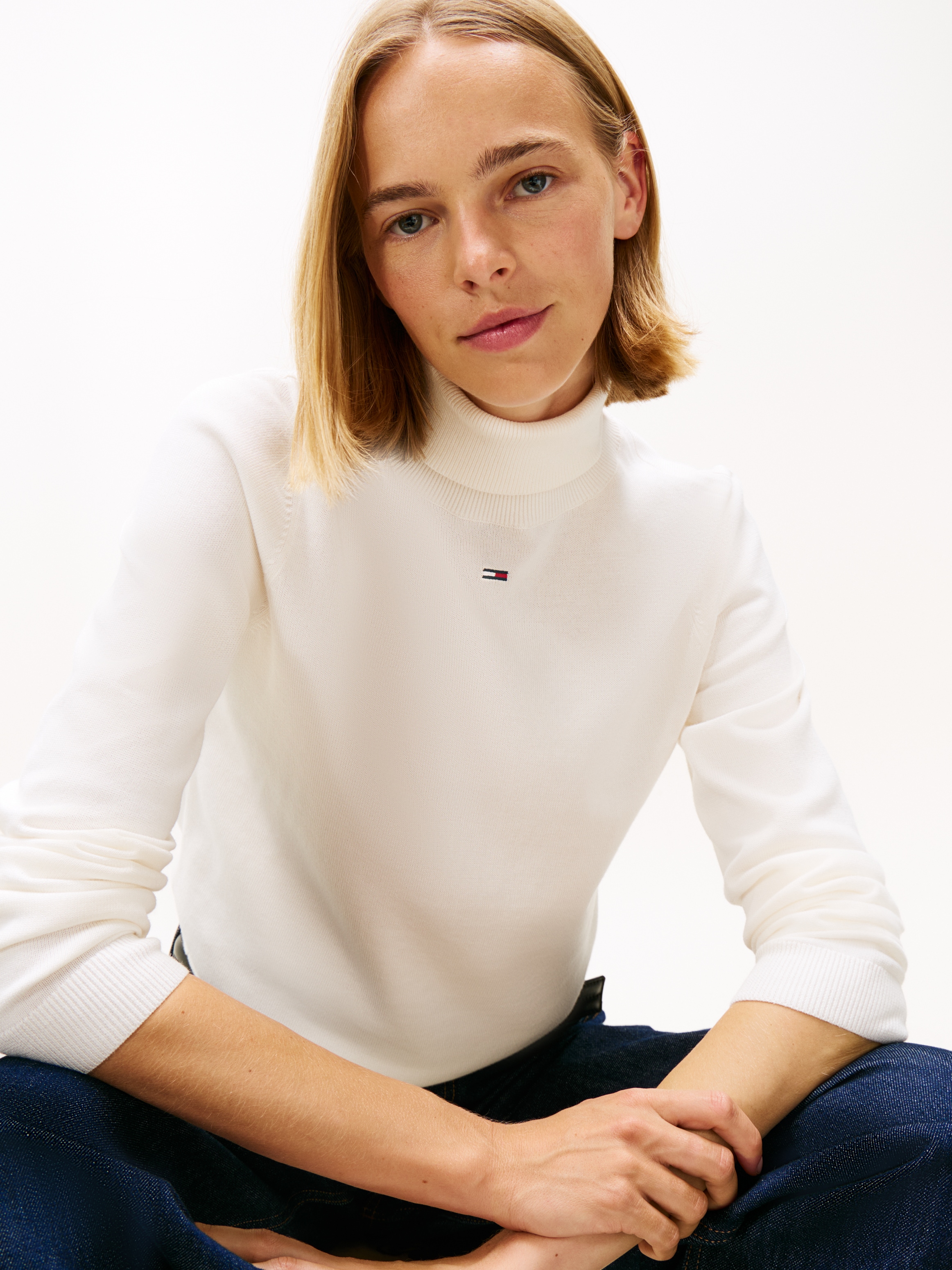 Tommy Jeans Pull à col roulé »TJW ESSENTIAL TRTLNK SWEATER«