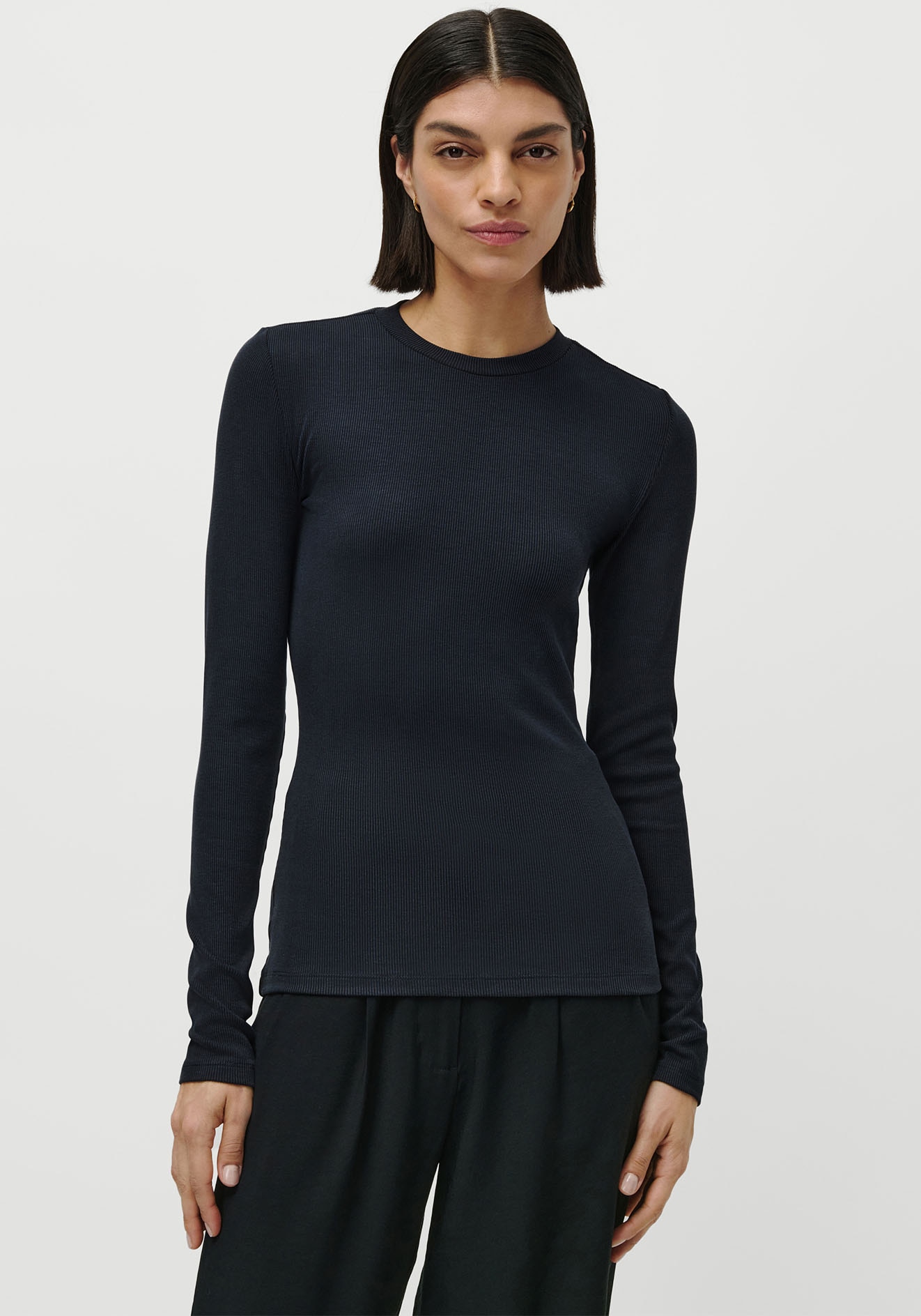 Image of LeGer Longsleeve "Cinzia, LeGer by Lena Gercke" schmal, Rundhals