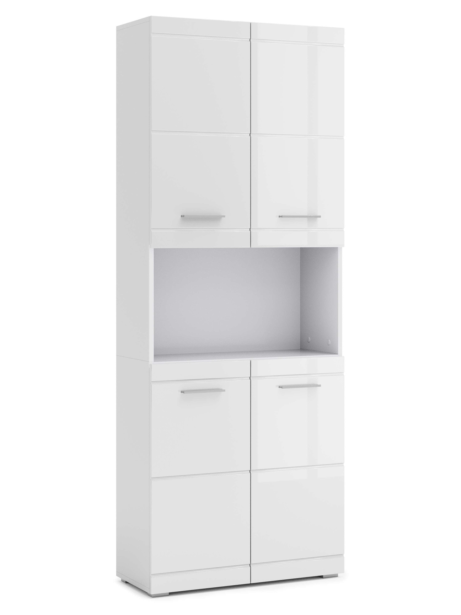 GOODproduct Hochschrank »Föhr« minimalistisch, zeitlos, hochglänzend