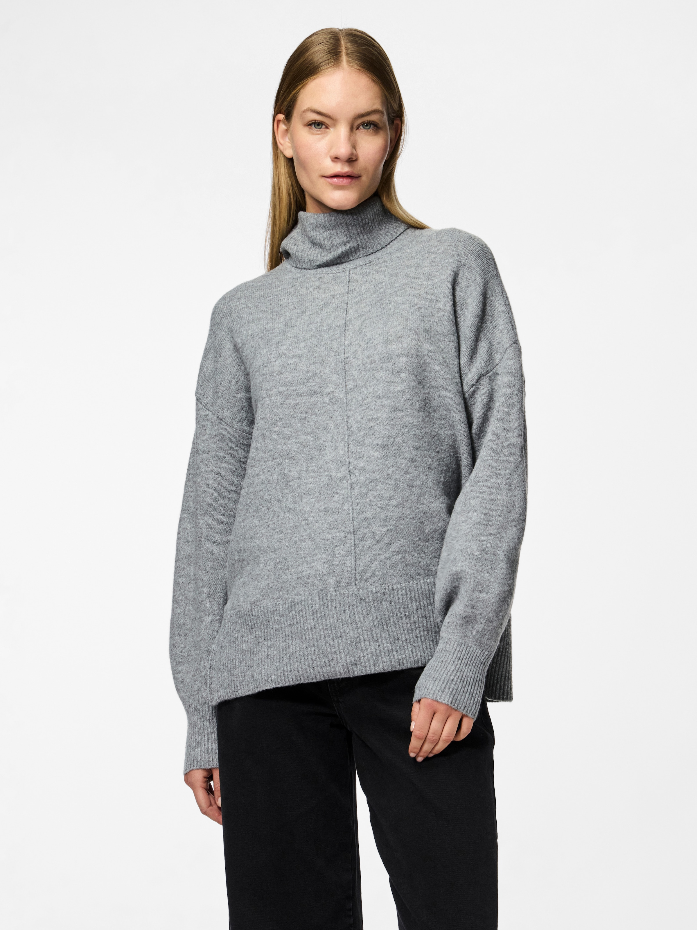 Image of pieces Rollkragenpullover "PCMALOU LS ROLLNECK KNIT NOOS BC"