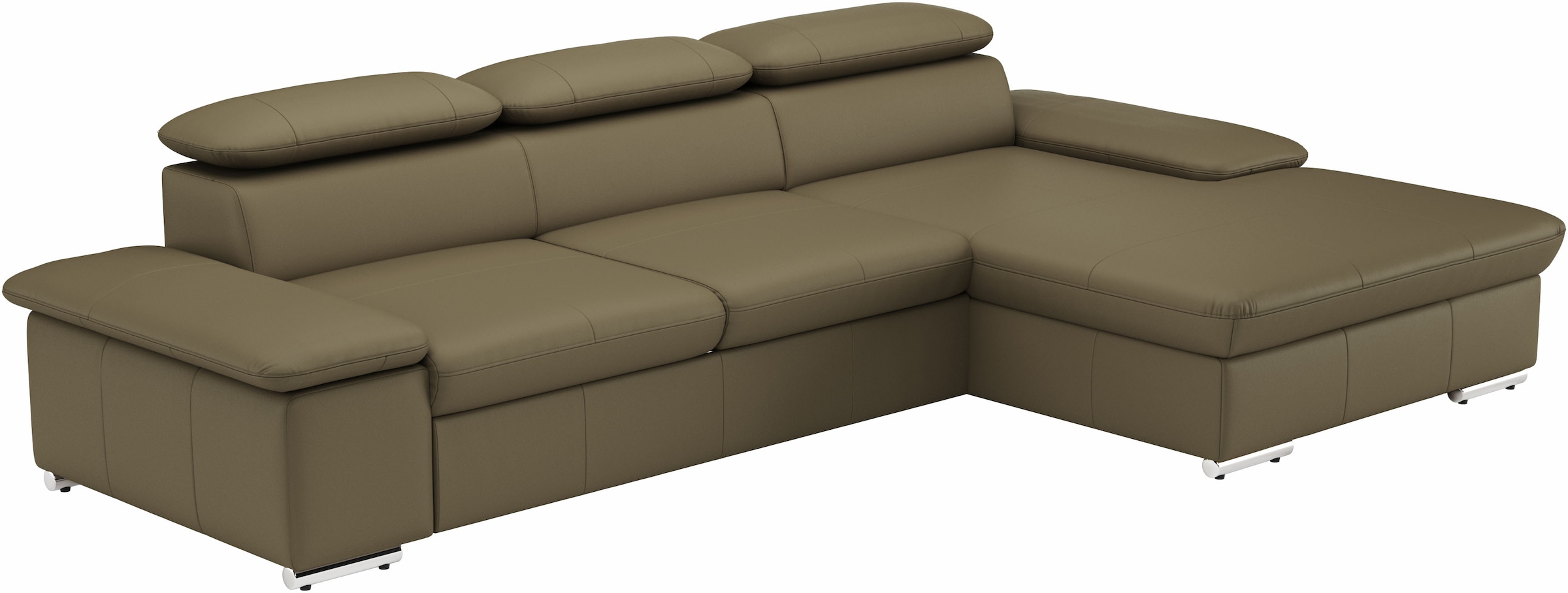 sit&more Ecksofa »Valantine L-Form«, inkl. Kopf- und Armteilverstellung, wahlweise mit Bettfunktion