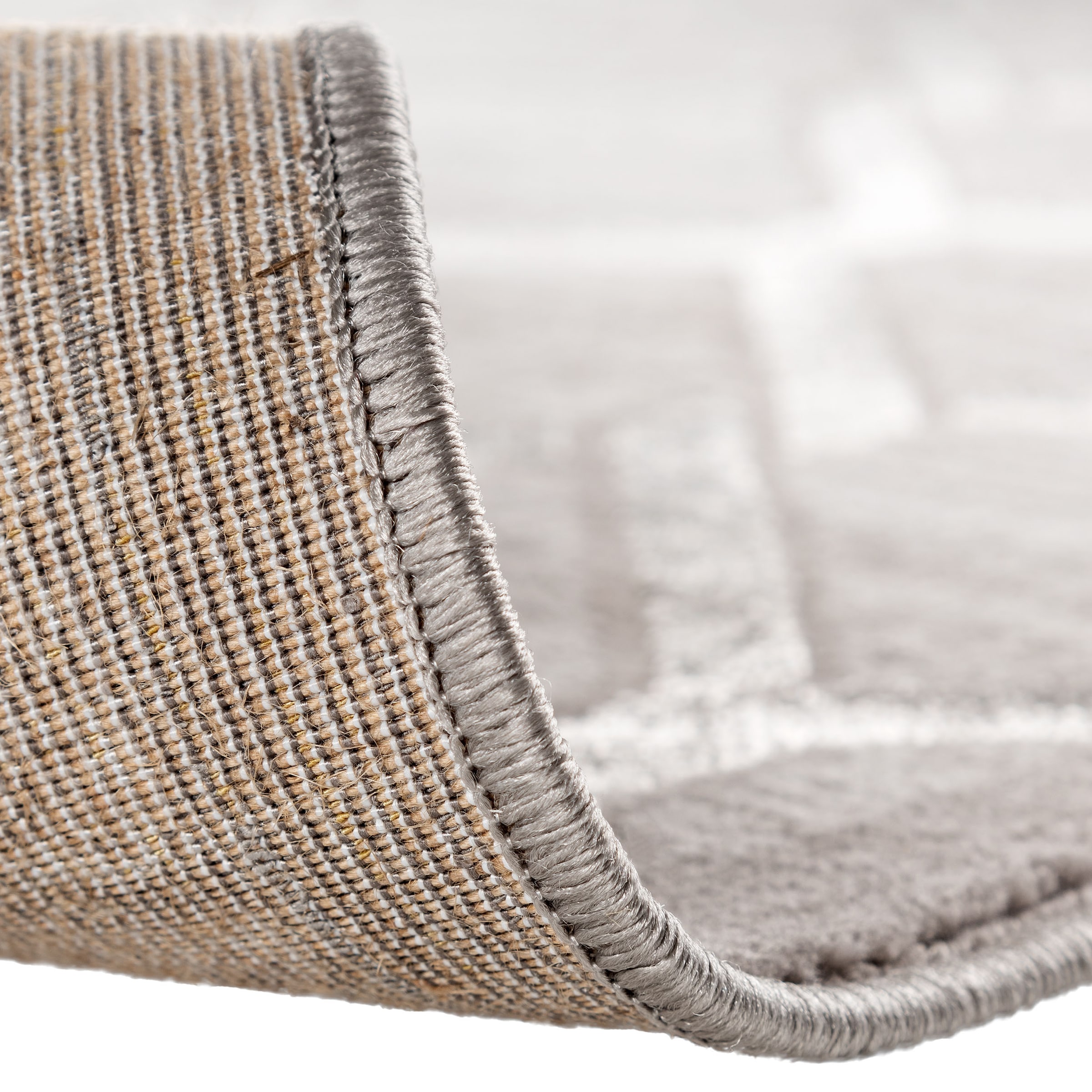 Sehrazat Teppich »Lara 700«, rechteckig, 10 mm Höhe, Hoch-Tief-Struktur, mit Glanz, Wohnzimmer