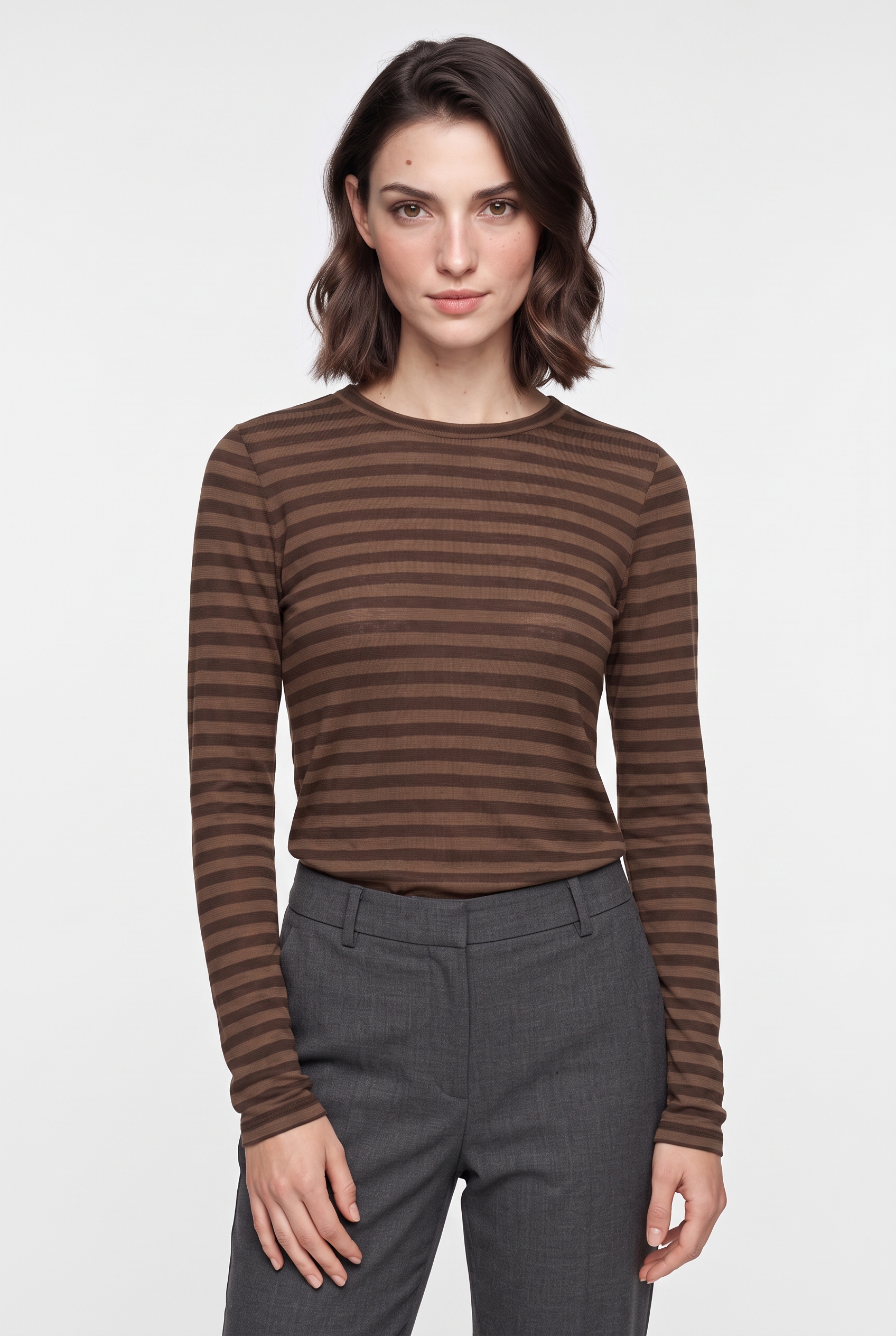 Image of Marc OPolo Longsleeve regular aus weichem Slub-Jersey