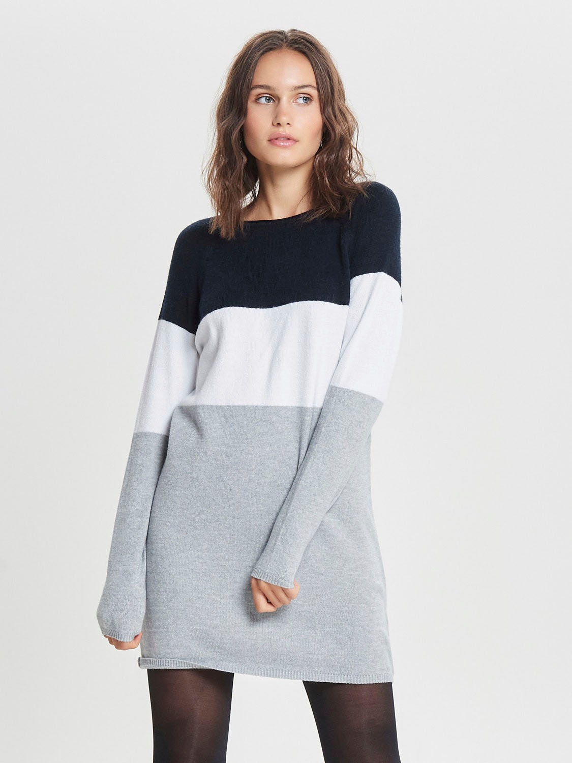 Image of Only Strickkleid »ONLLILLO«, im Colorblocking-Dessin in melierter Optik bei Ackermann Versand Schweiz
