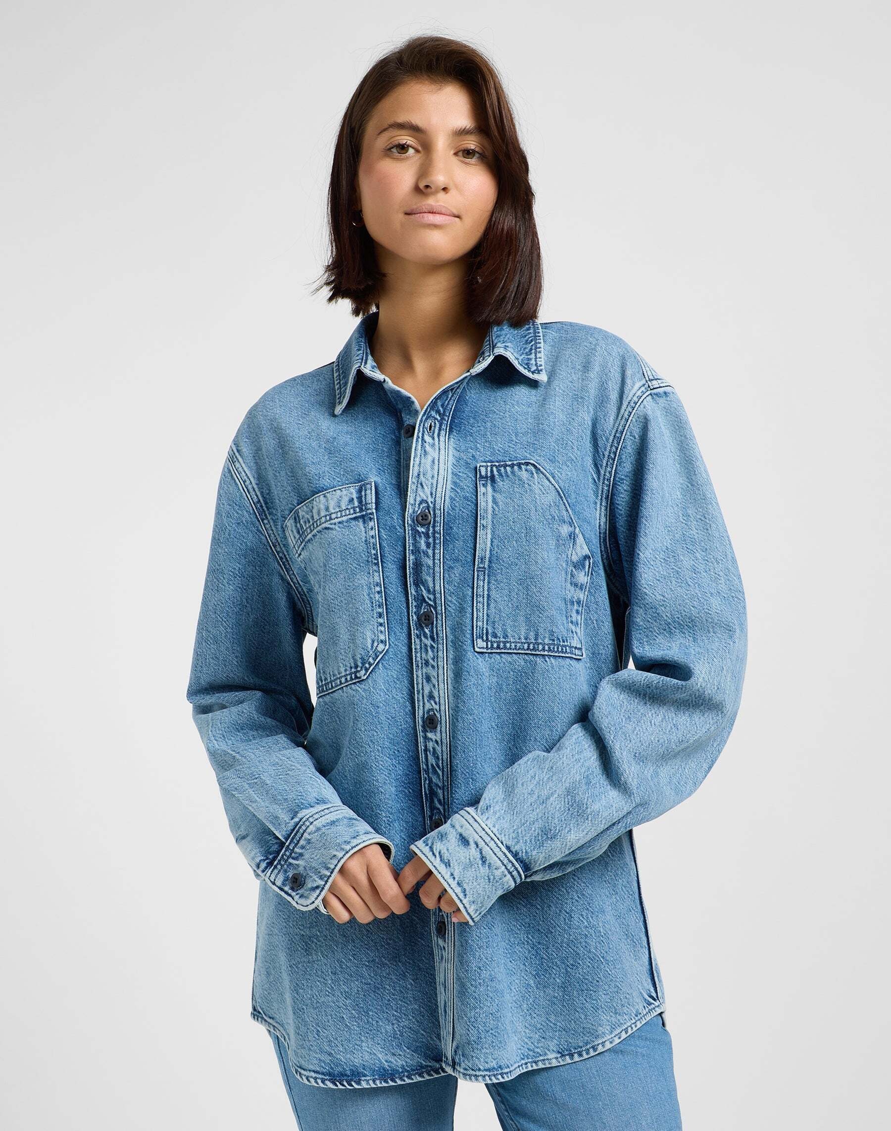 Lee® Jeanshemd »LEE Jeanshemd Engineer Overshirt«