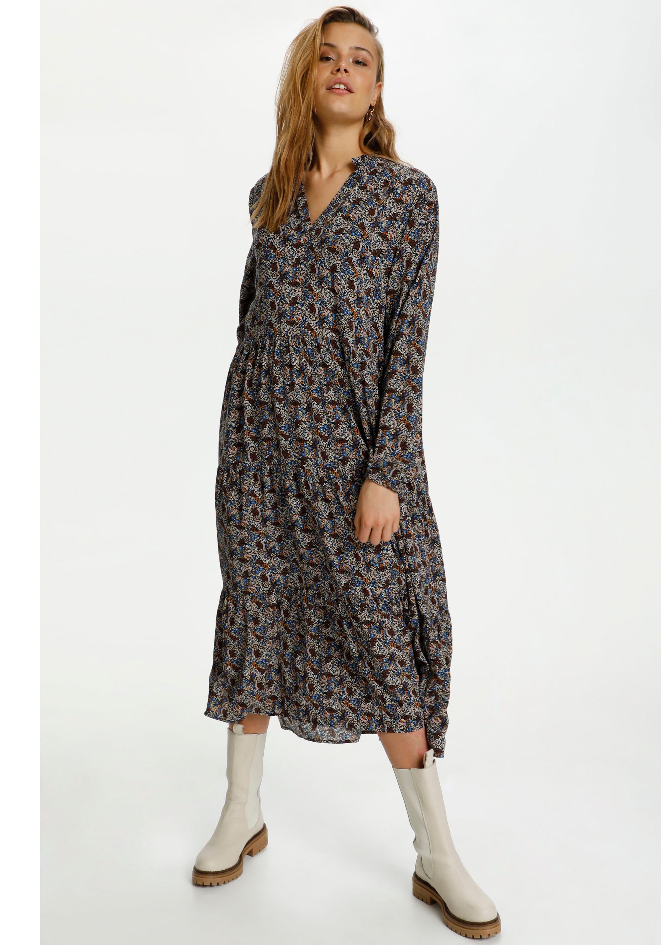 Image of Saint Tropez Druckkleid, mit Volants bei Ackermann Versand Schweiz