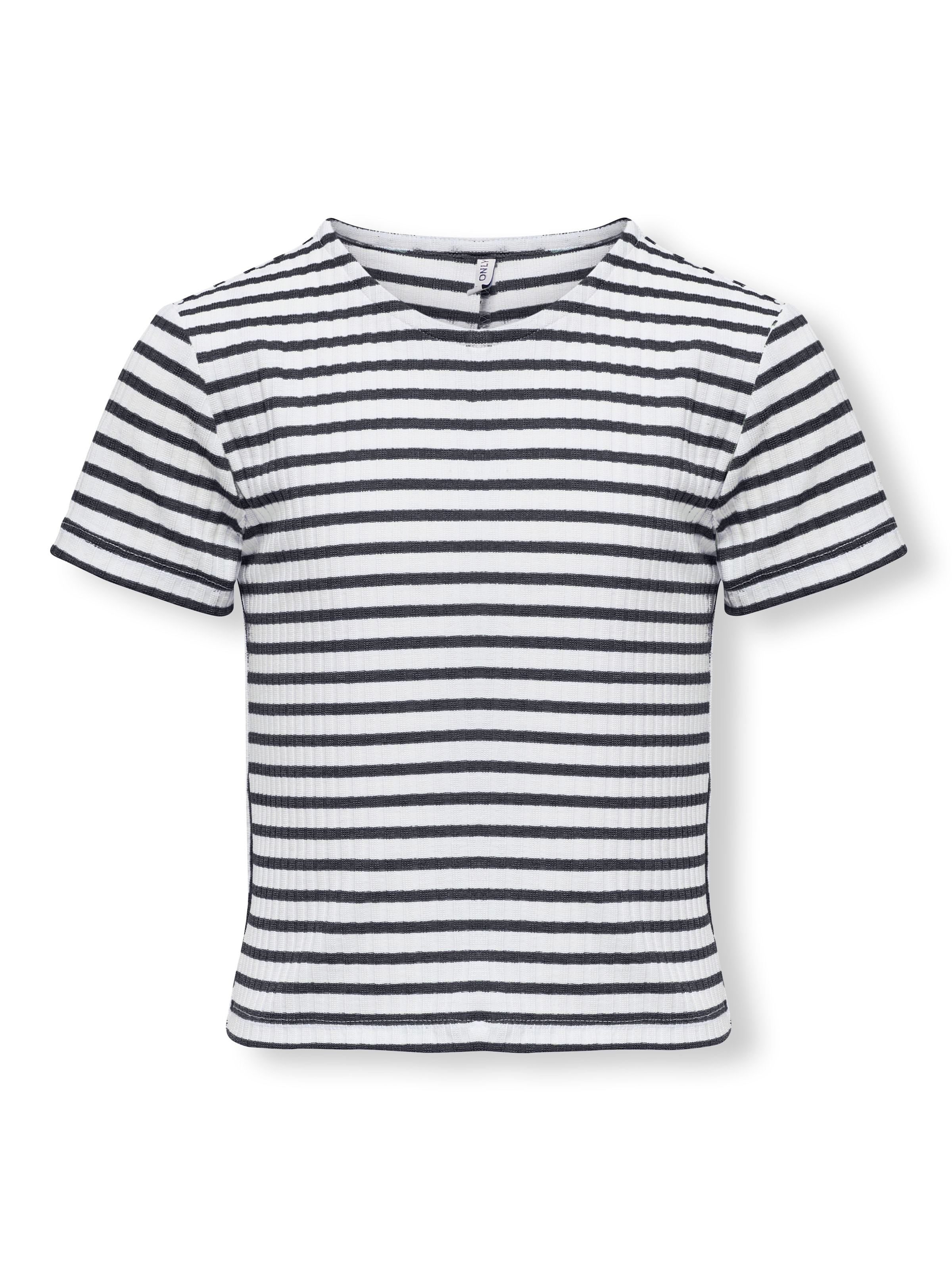 KIDS ONLY Kurzarmshirt »KOGNELLA STRIPED S/S O-NECK TOP JRS«