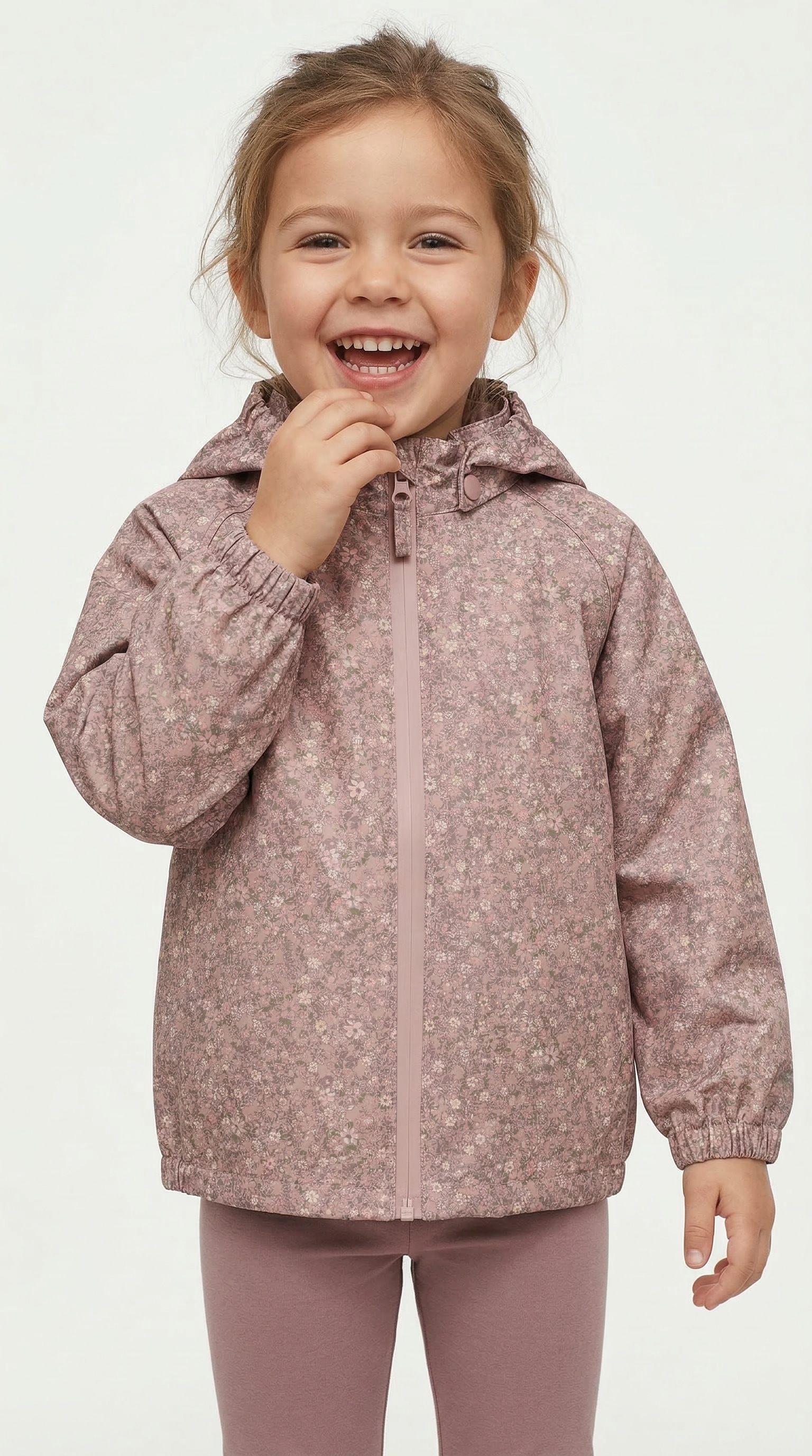 Image of WHEAT Regenjacke "Rainwear Charlie" Set, 2 Stk. tlg. mit Kapuze mit passender Latzhose, wasserdicht mit verschweissten Nähten