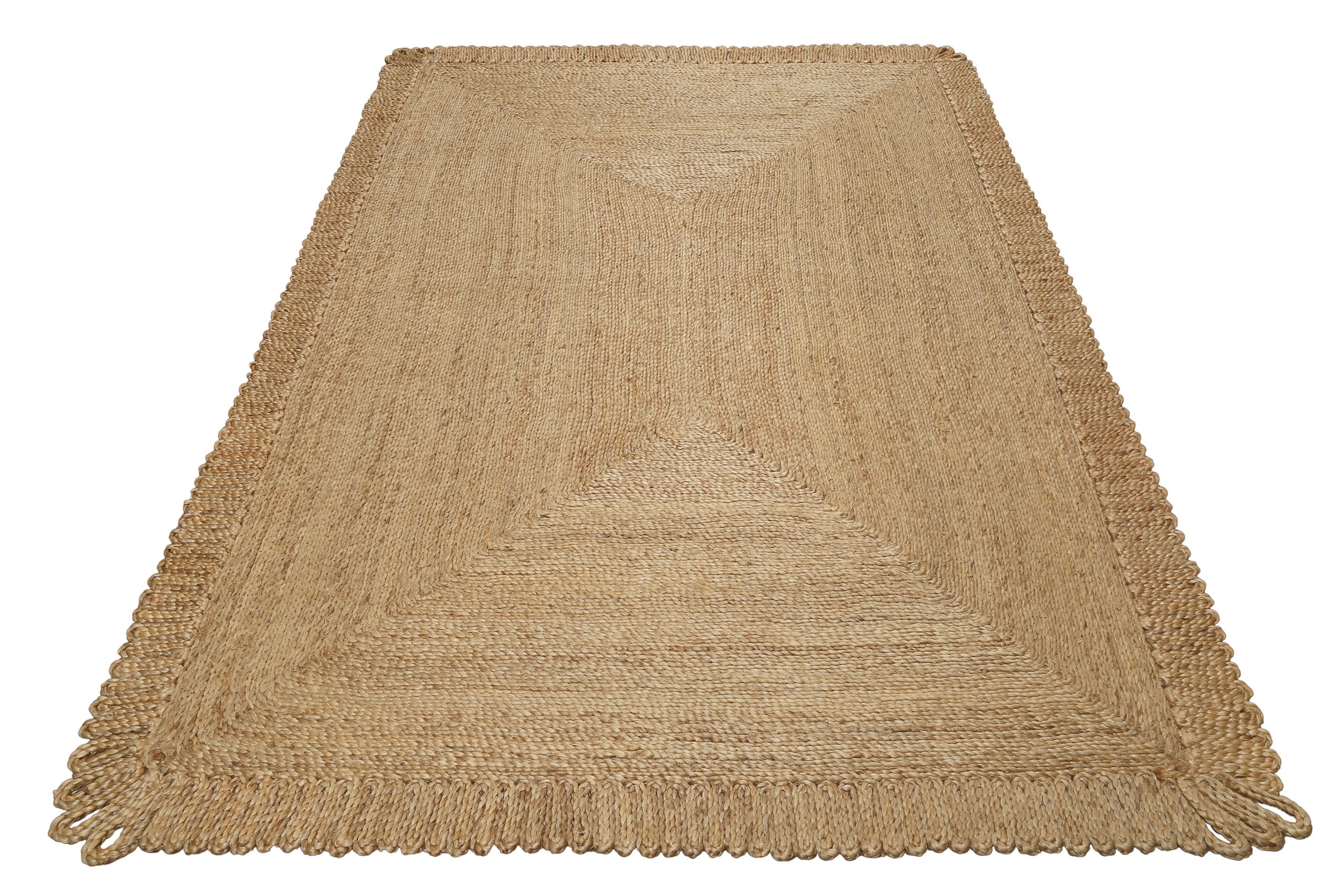 Green Looop Teppich »June« rechteckig 12 mm Höhe handgewebt, robust, strapazierfähig, skandinavisch, Naturfaser