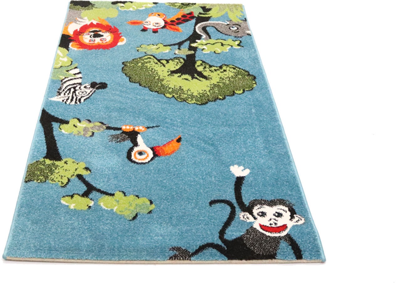 Image of morgenland Teppich »Designer Teppich gewebt mehrfarbig«, rechteckig, 11 mm Höhe, Kurzflor bei Ackermann Versand Schweiz