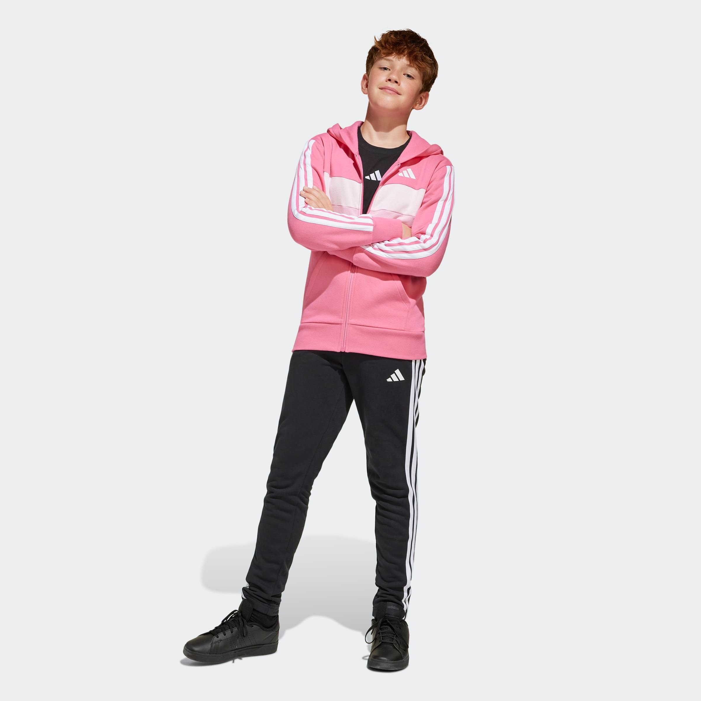 adidas Sportswear Trainingsanzug »J 3S TIB FL TS«, (2 tlg.)