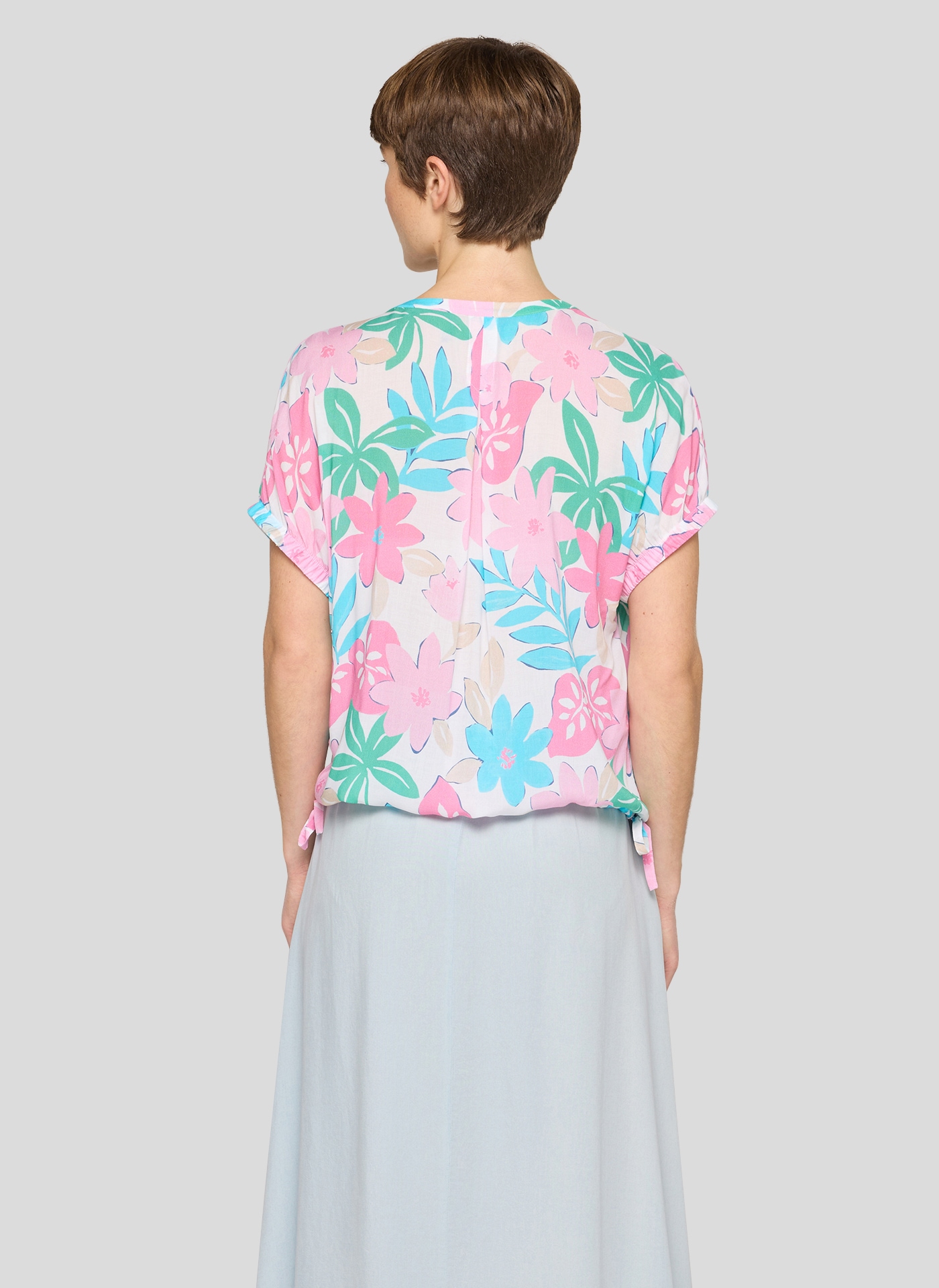 Rabe Blouse chemise mit All-Over Print