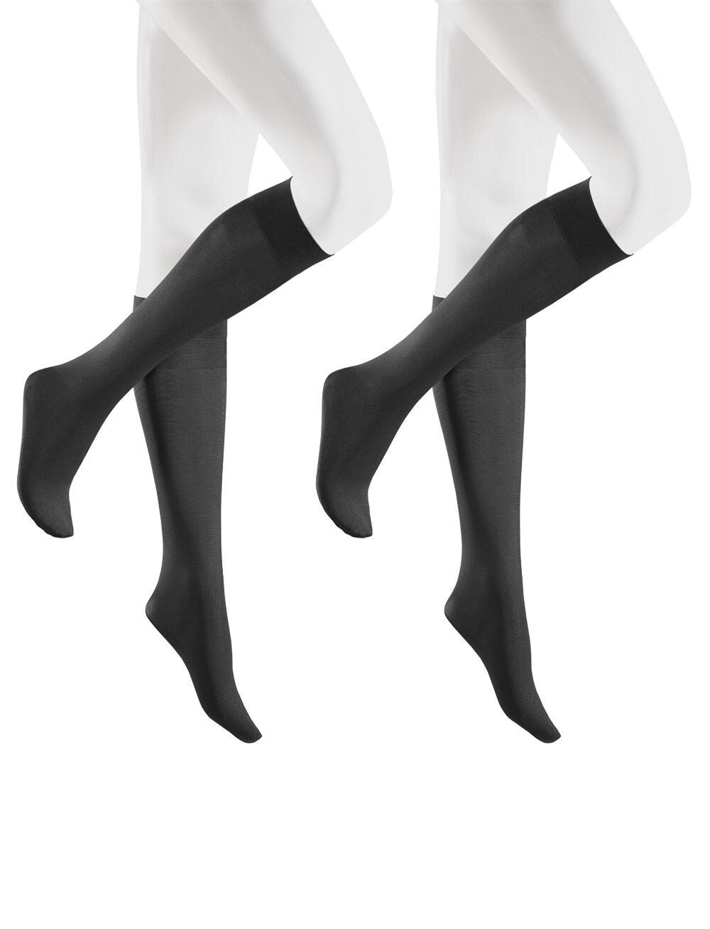 Hudson Mi-bas »SIMPLY 40 2-PACK« 2er Pack,  Semi-blickdicht und matt