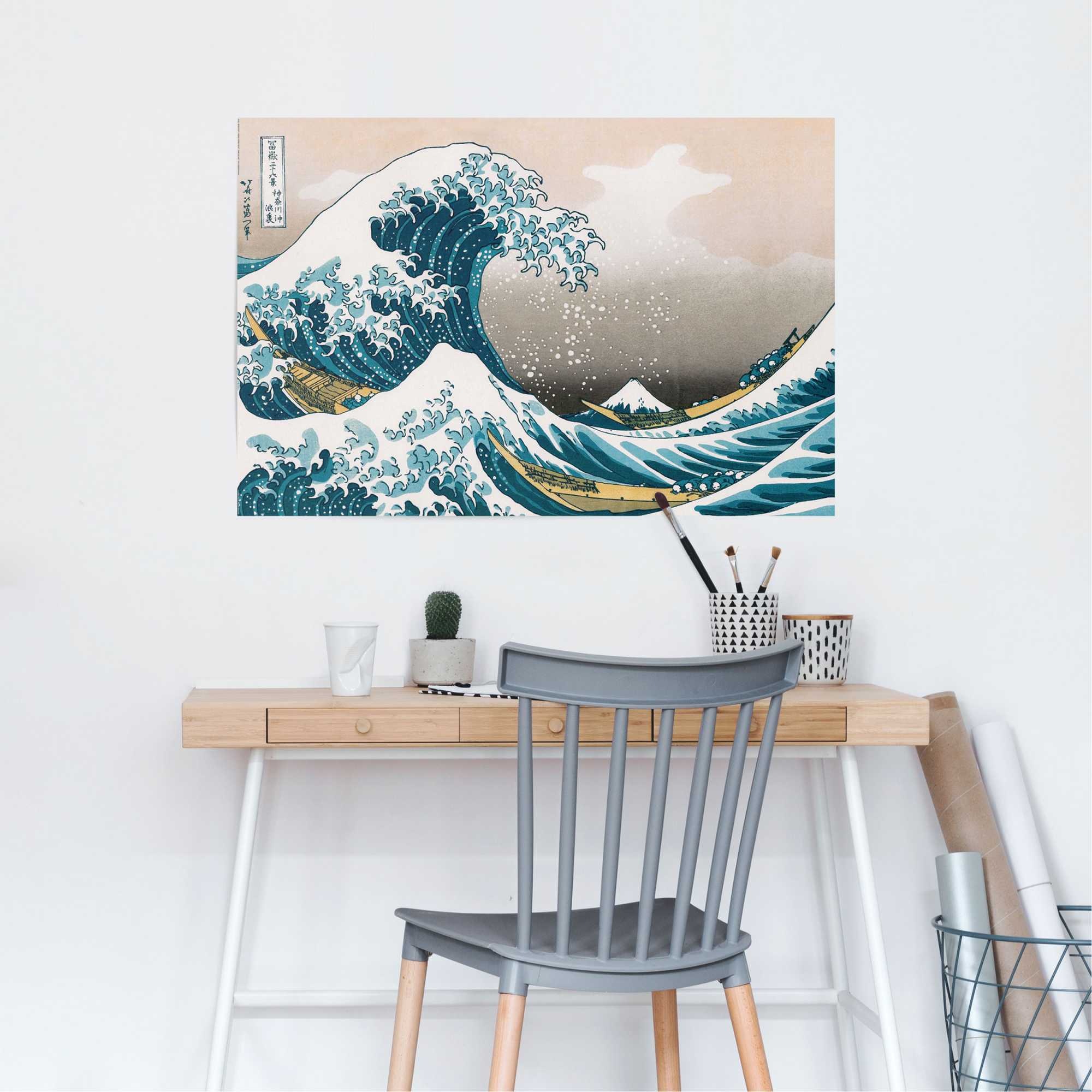 Reinders! Poster »Grosse Welle - Hokusai«