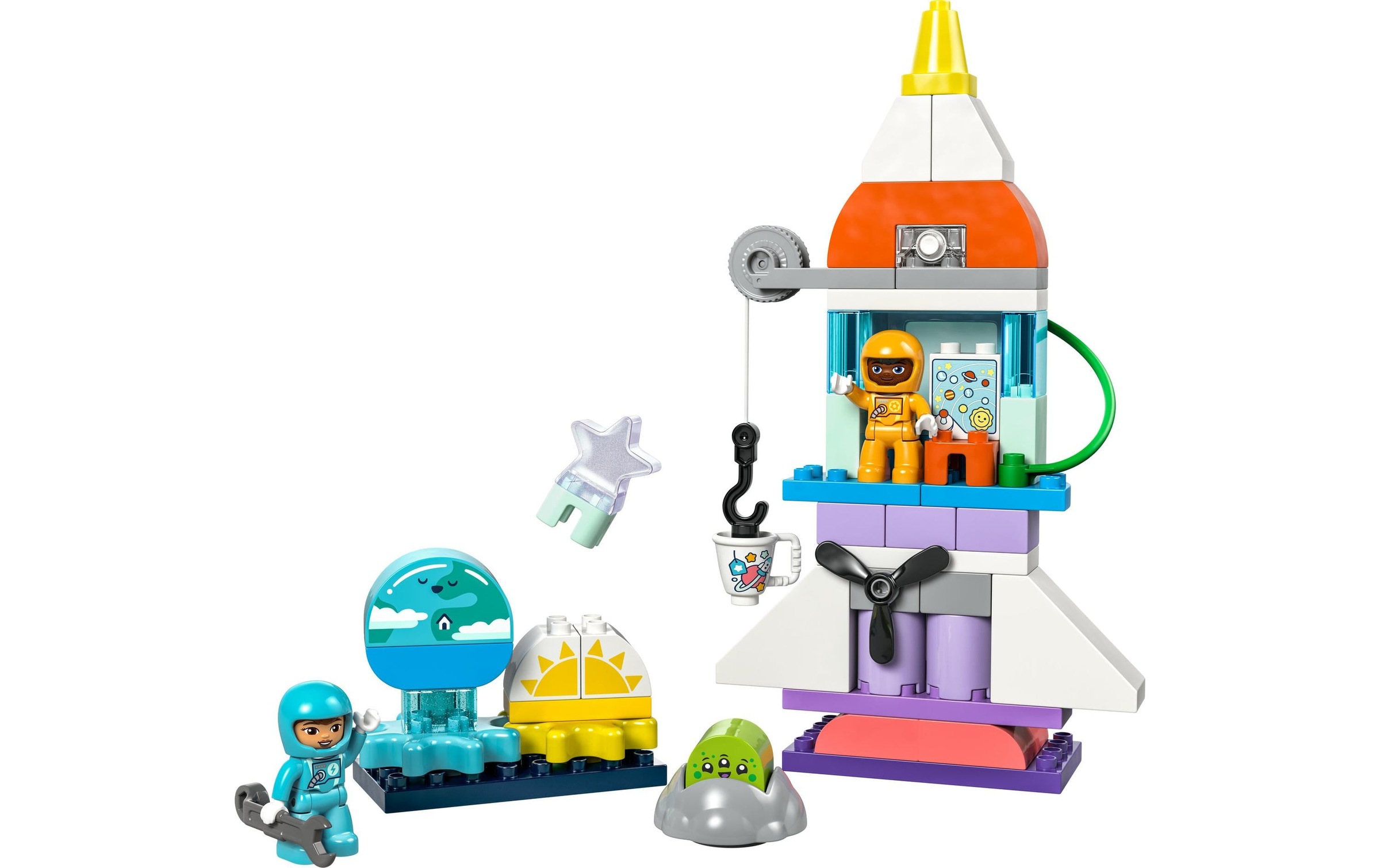 LEGO® Spielbausteine »3-in-1-Spaceshuttle für viele Abenteuer 10422«, (58 St.)