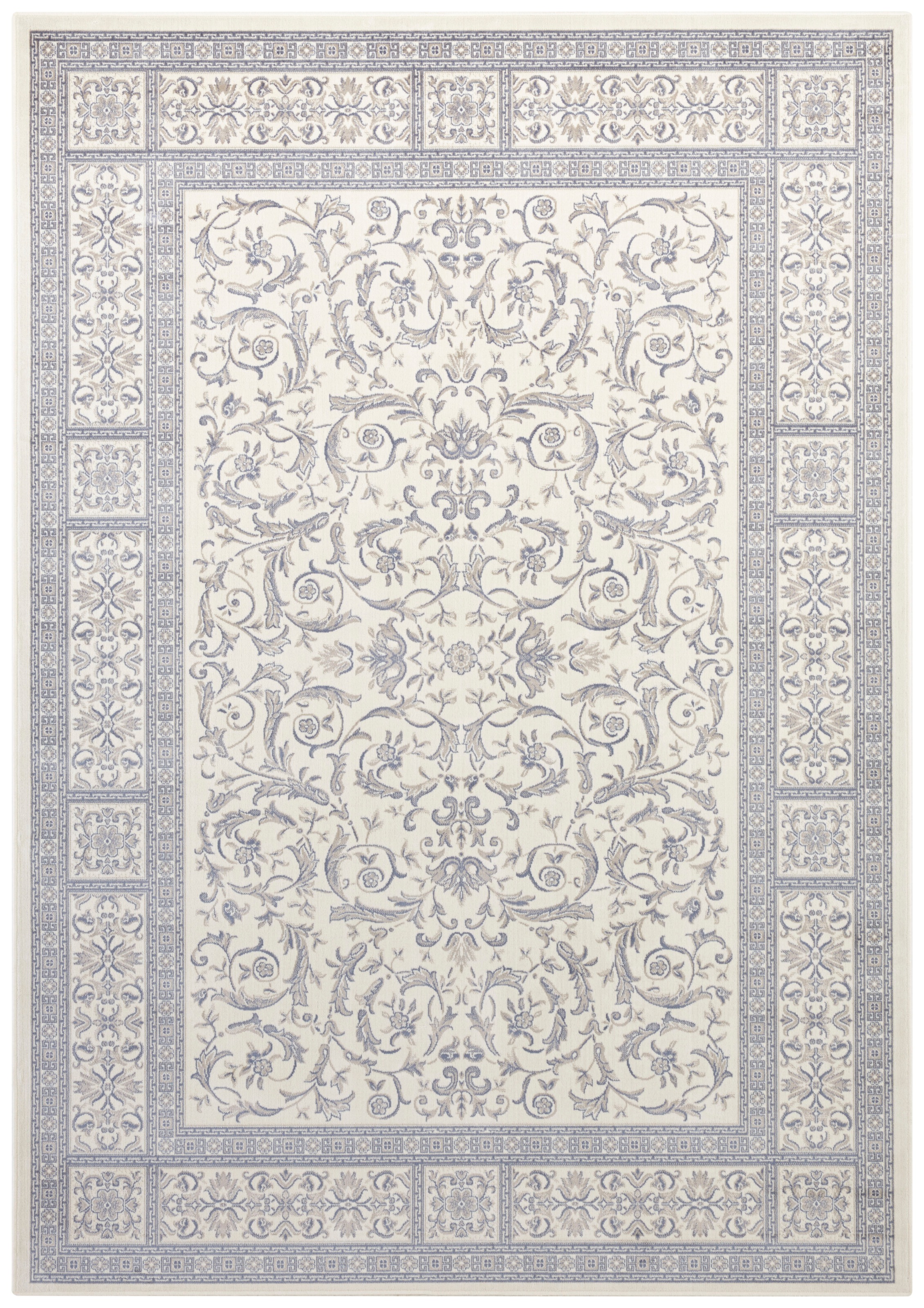 Image of Home affaire Teppich »Bevin«, rechteckig, 6 mm Höhe, Samt, Orientalisches Design, weiche Haptik, Wohnzimmer, Schlafzimmer, Arbeitszimmer, Robust, Pflegeleicht, Gekettelt bei Ackermann Versand Schweiz