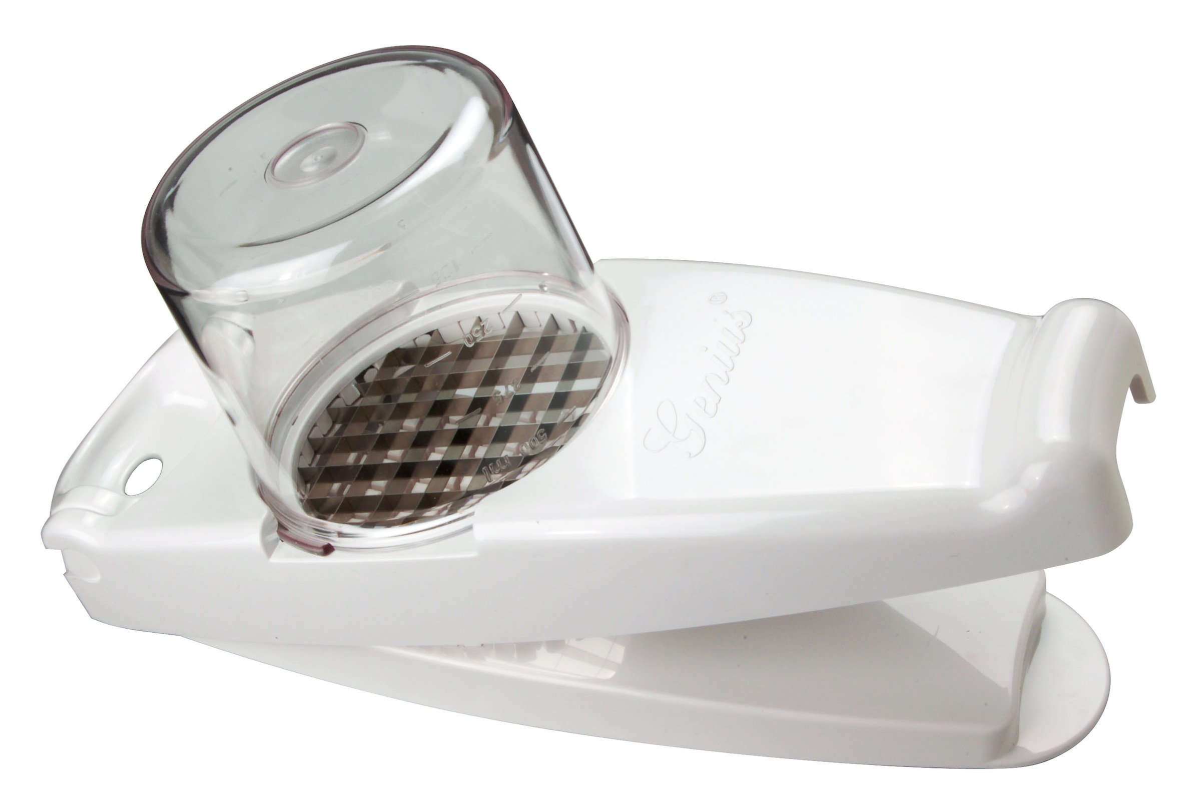 Genius Coupe légumes en tranches »Nicer Dicer mit 14 Klingen inkl. Twist N Joy, Set 6tlg« Super handlich und immer im Einsatz, inkl. 625 ml Behälter