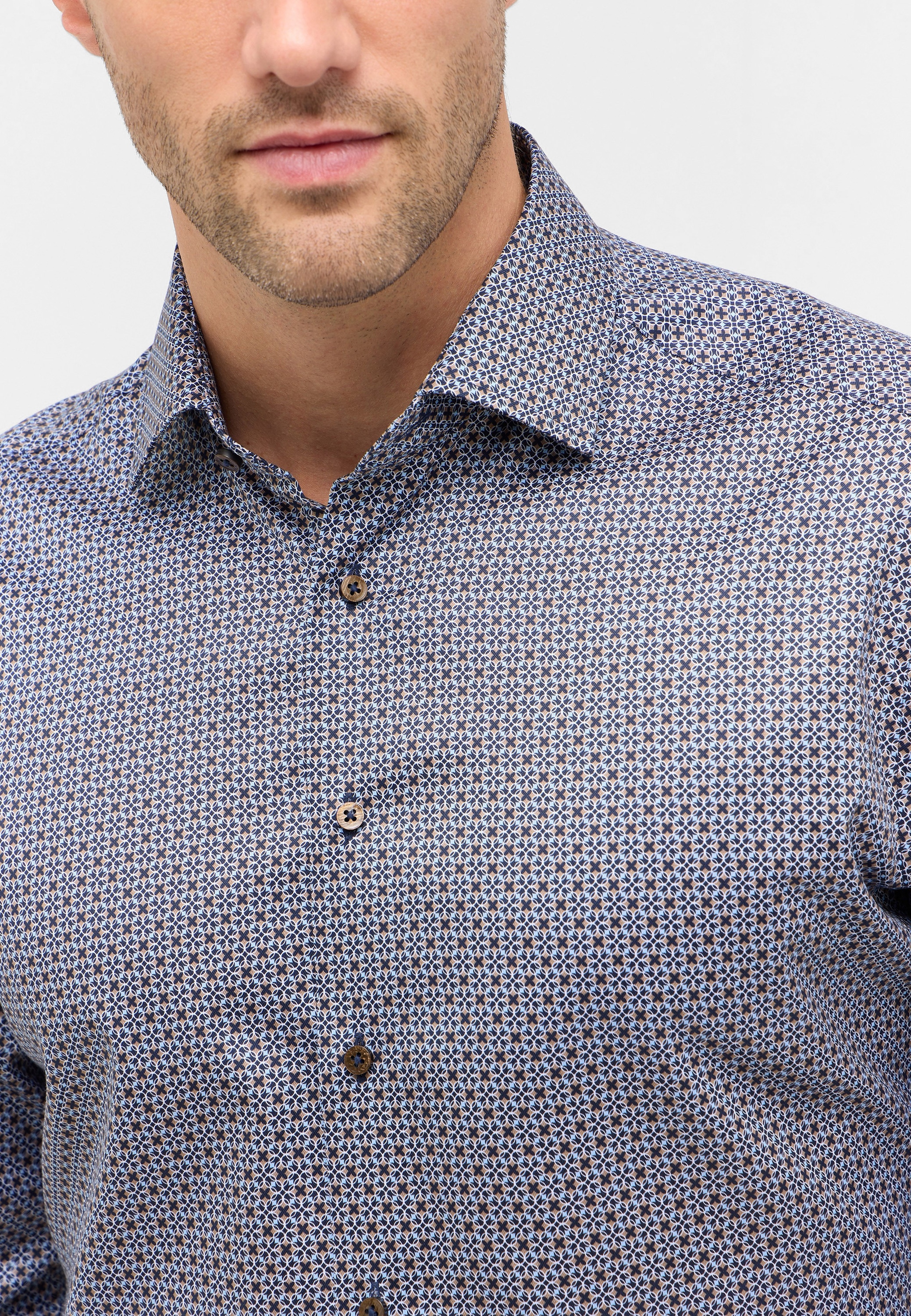 Eterna Chemise à manches longues »MODERN FIT« NON IRON (sans repassage)
