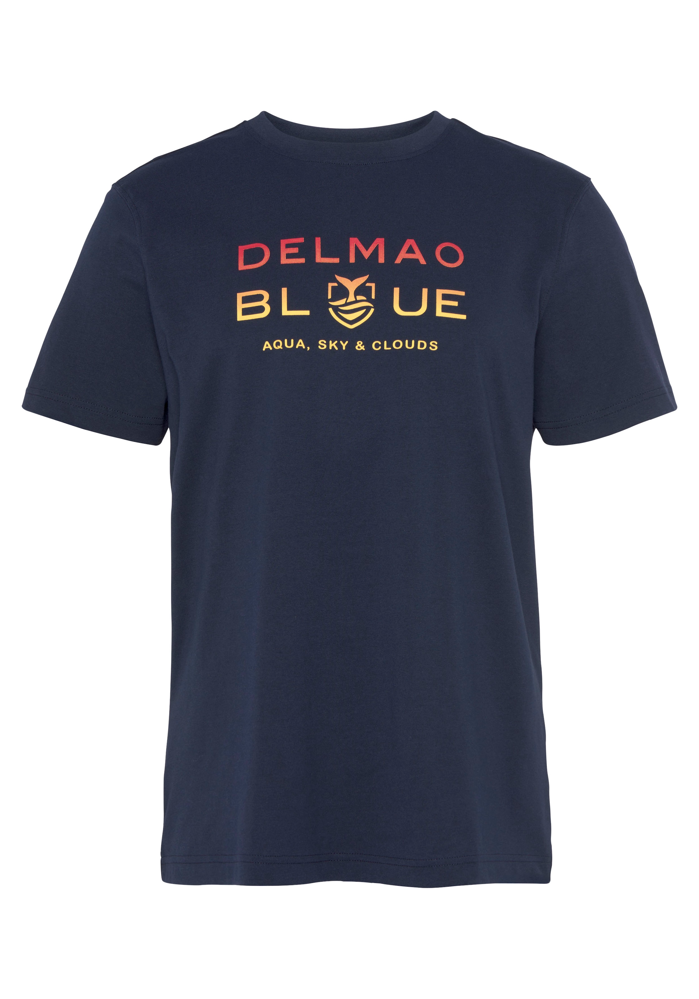 DELMAO T-Shirt, mit modischem Brustprint - NEUE MARKE!