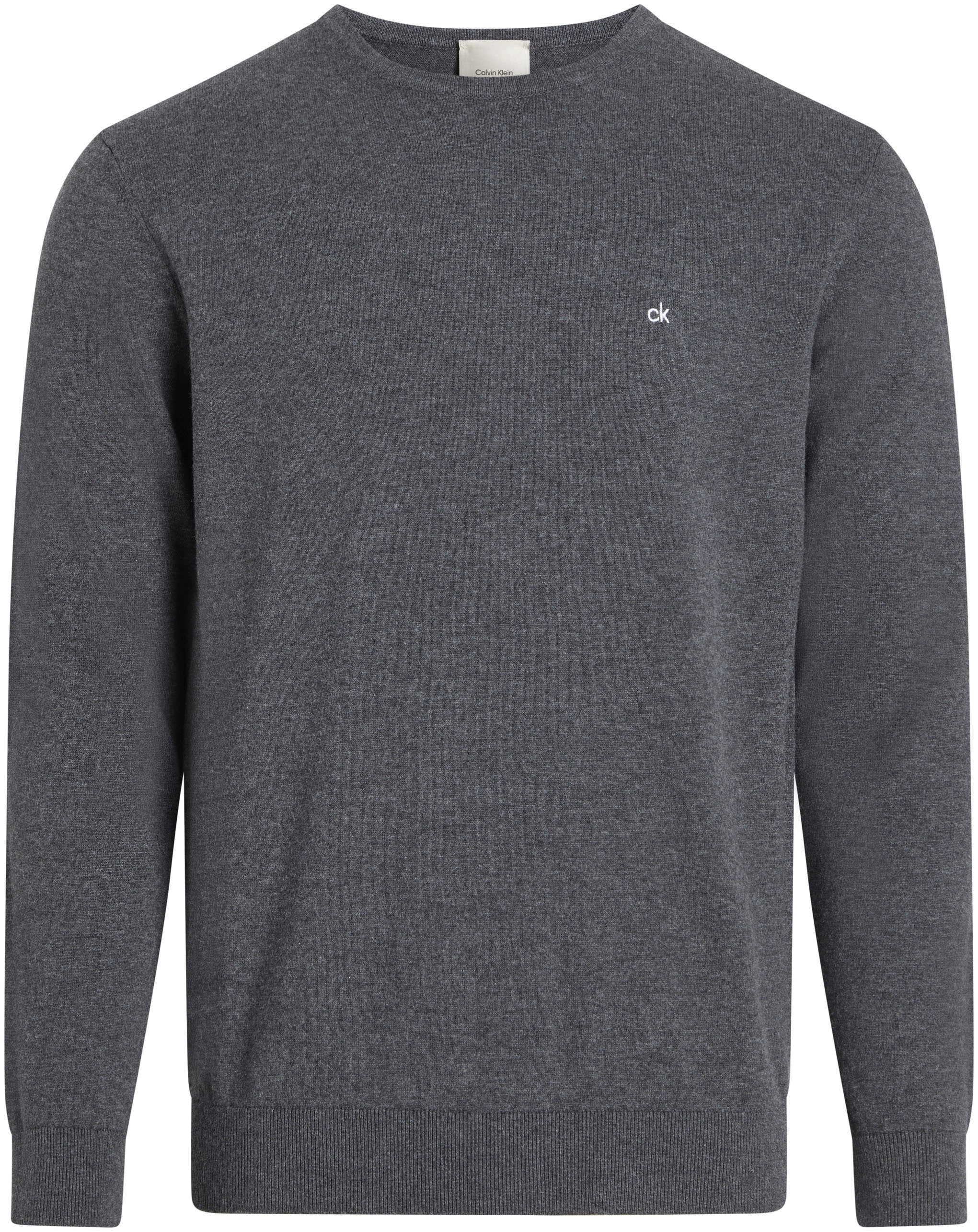 Calvin Klein Rundhalspullover »COTTON SILK BLEND CN SWEATER«, mit Logoprägung