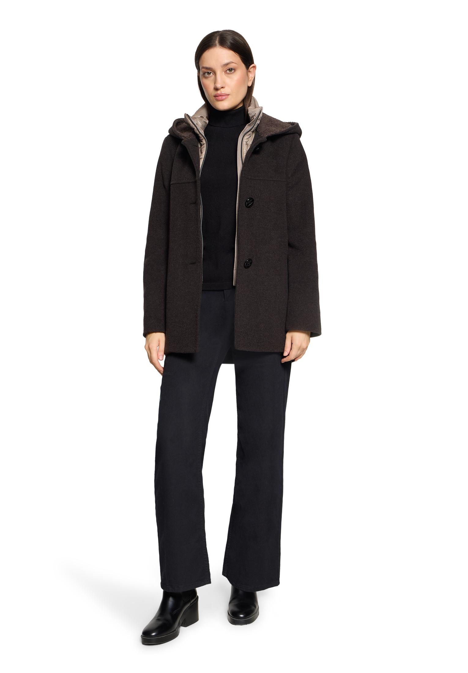 Gil Bret Veste en laine avec capuche 2 in 1 Optik mit Kapuze