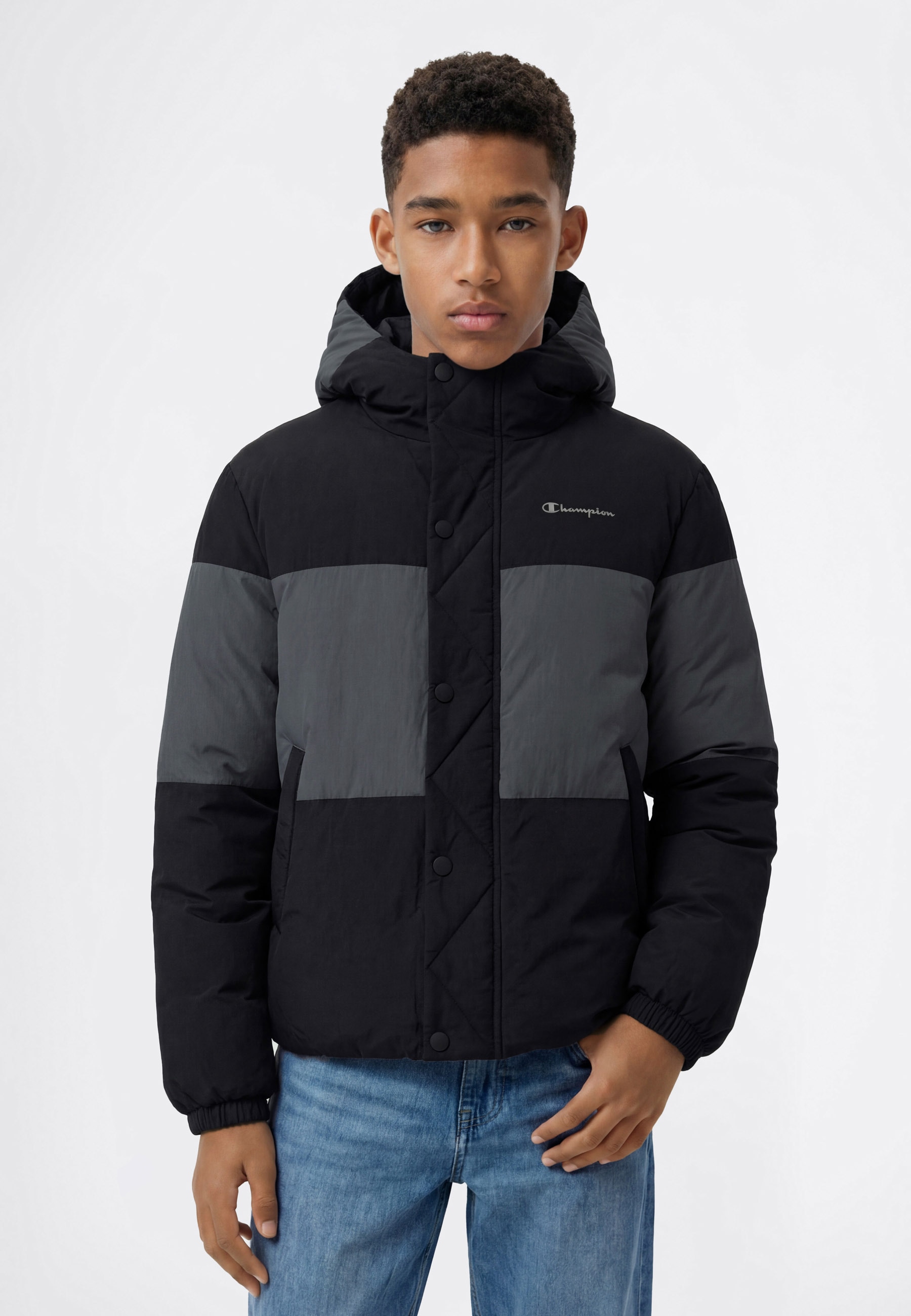 Image of Champion Steppjacke "SPORTWEAR JACKET Standard Fit" mit Standard Fit, für Kinder, aus Polyamid