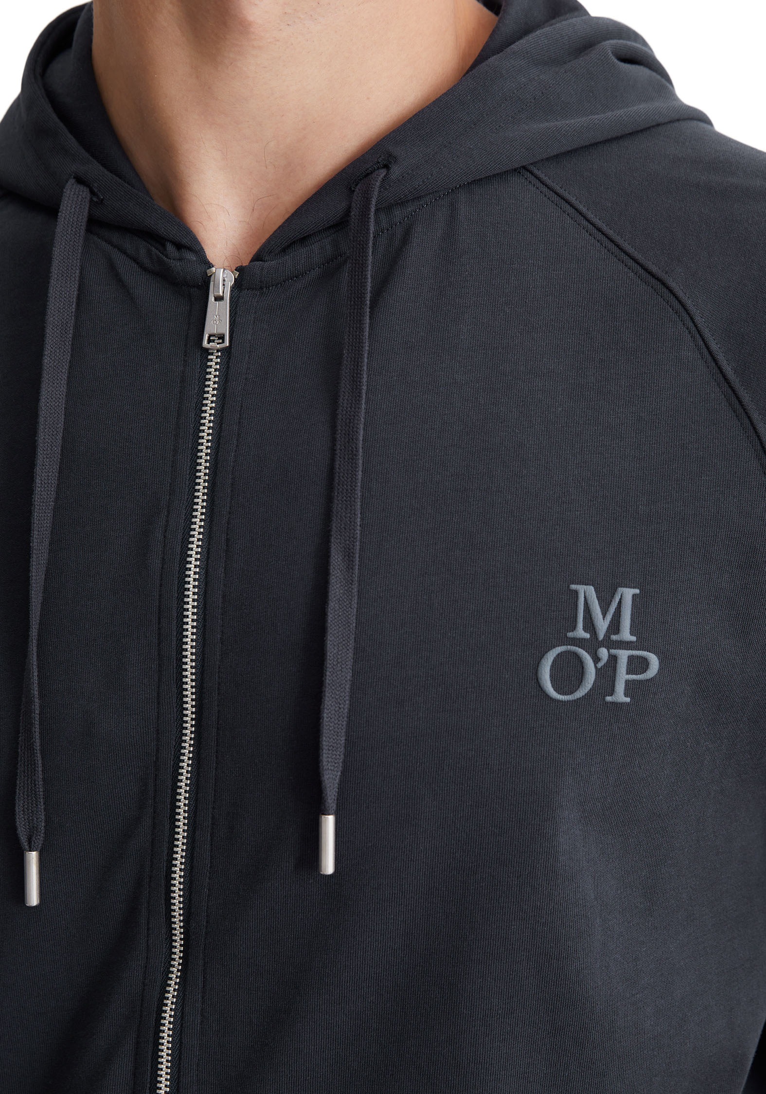 Marc O'Polo Sweatjacke, mit dezentem Logodruck