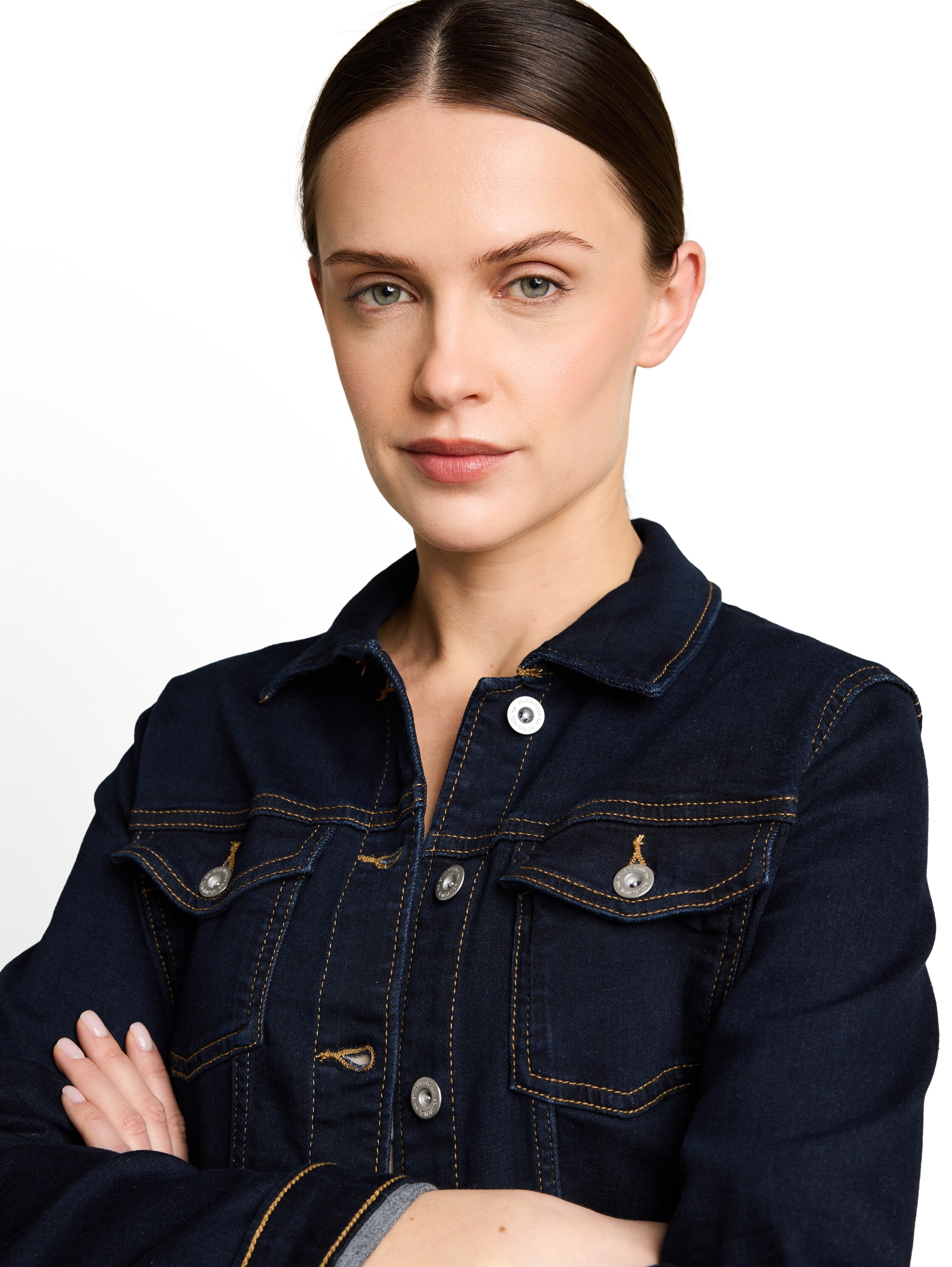 TOM TAILOR Jeansjacke ohne Kapuze mit Stretch