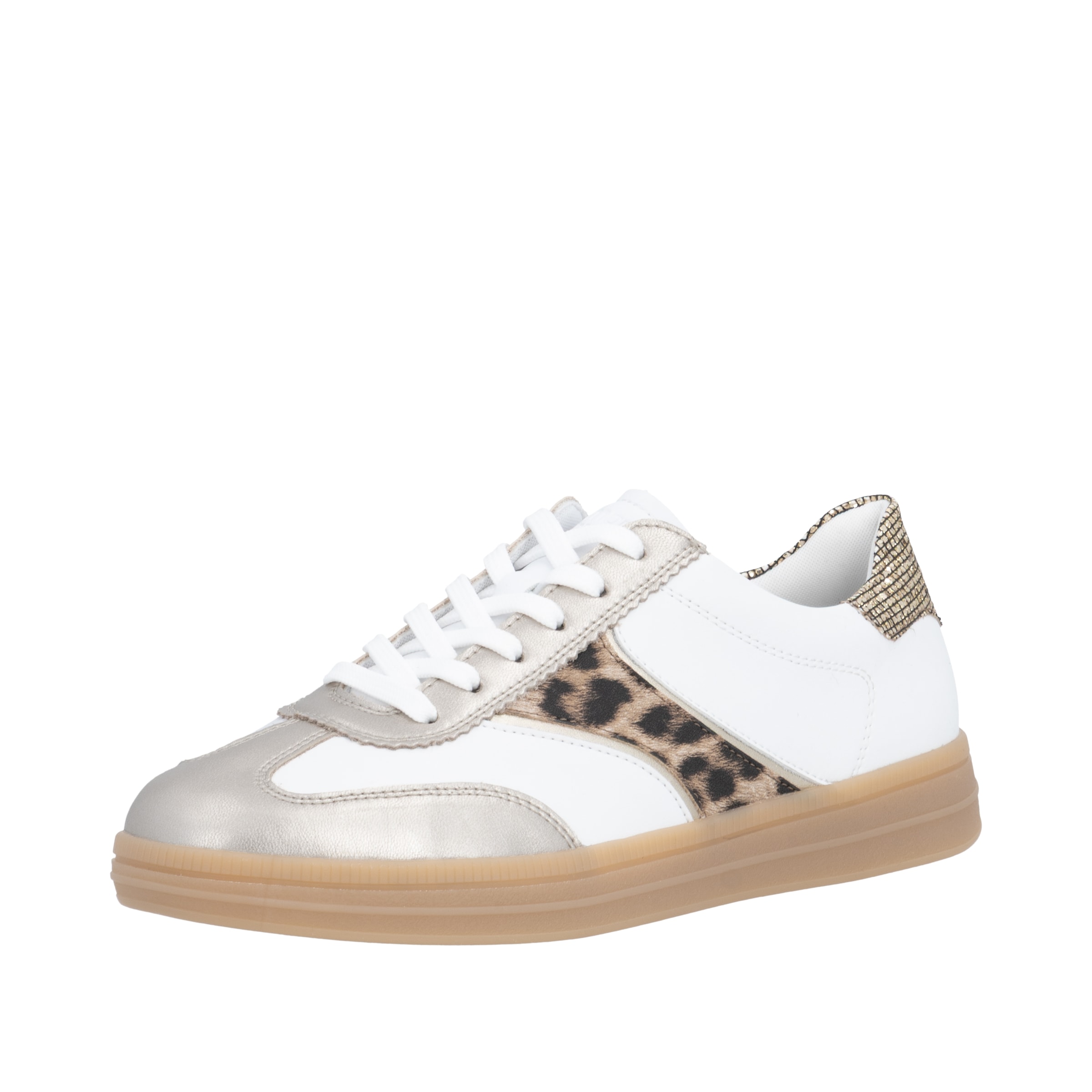 Image of Remonte Sneaker Freizeitschuh, Halbschuh, Leo-Sneaker mit Wechselfussbett