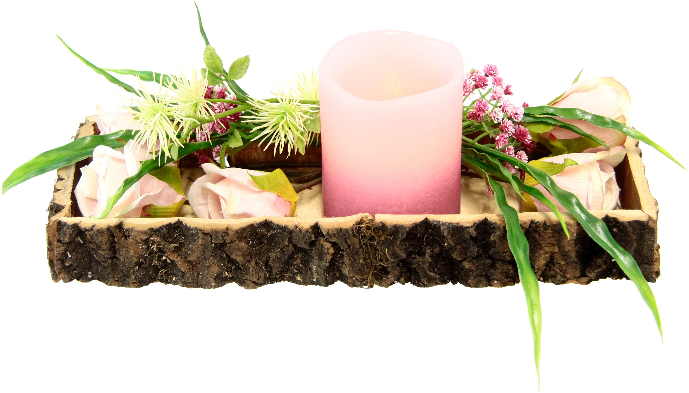 Image of I.GE.A. Dekoobjekt, Rose/LED-Kerze bei Ackermann Versand Schweiz