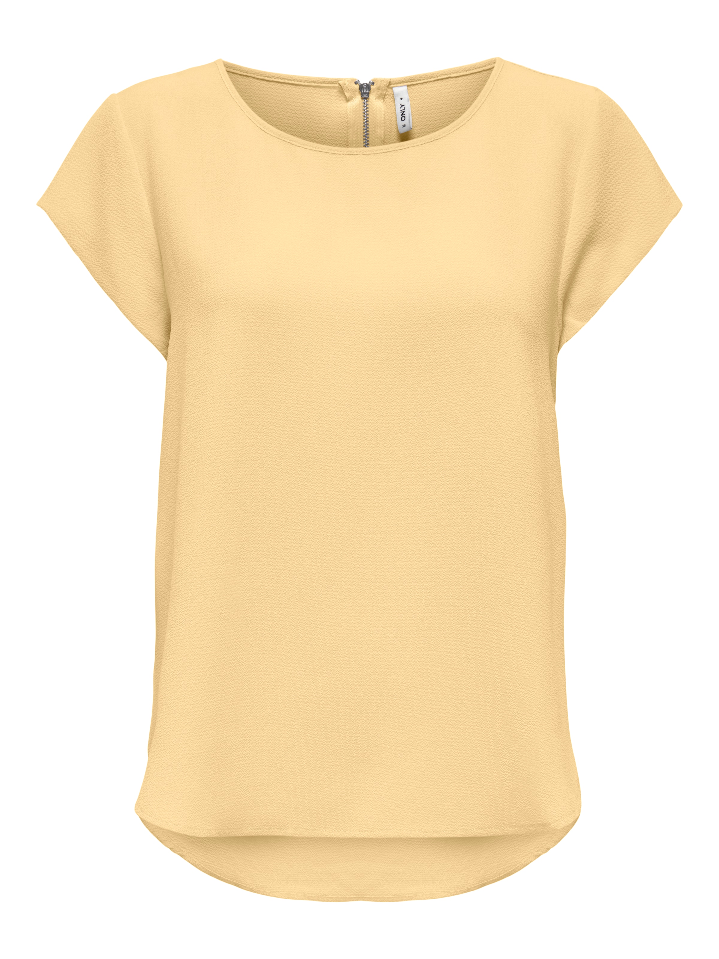 ONLY Blouse à manches courtes »ONLVIC – feminines Blusenshirt in lockerer Form« mélange de matériaux, coupe régulière