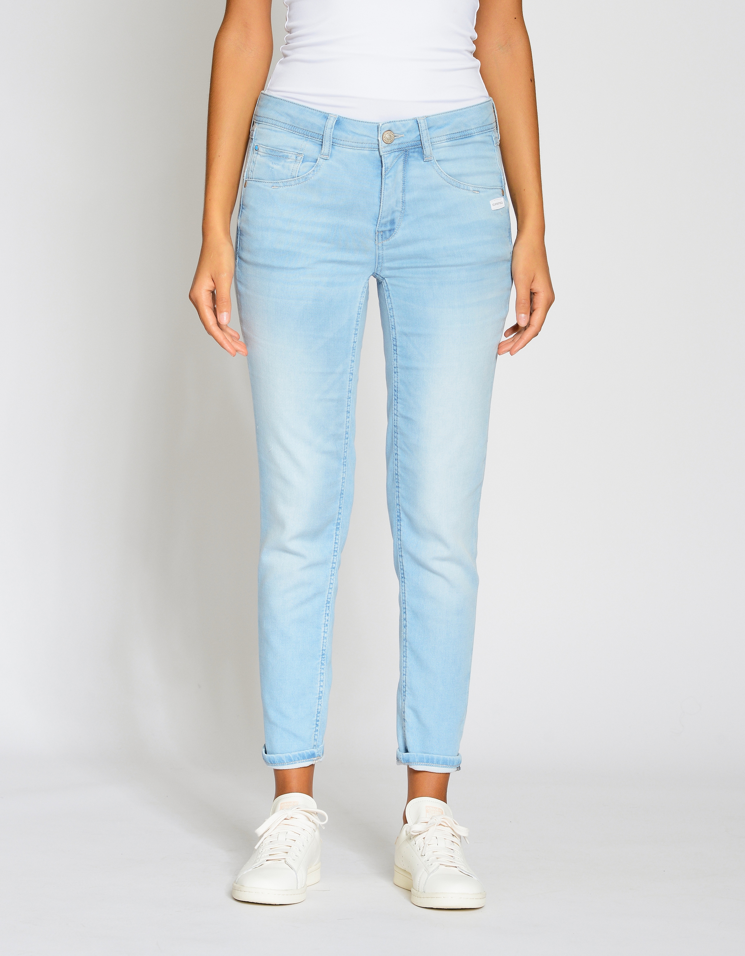 Relax-fit-Jeans »94AMELIE CROPPED«, aus weichem Sweat Denim