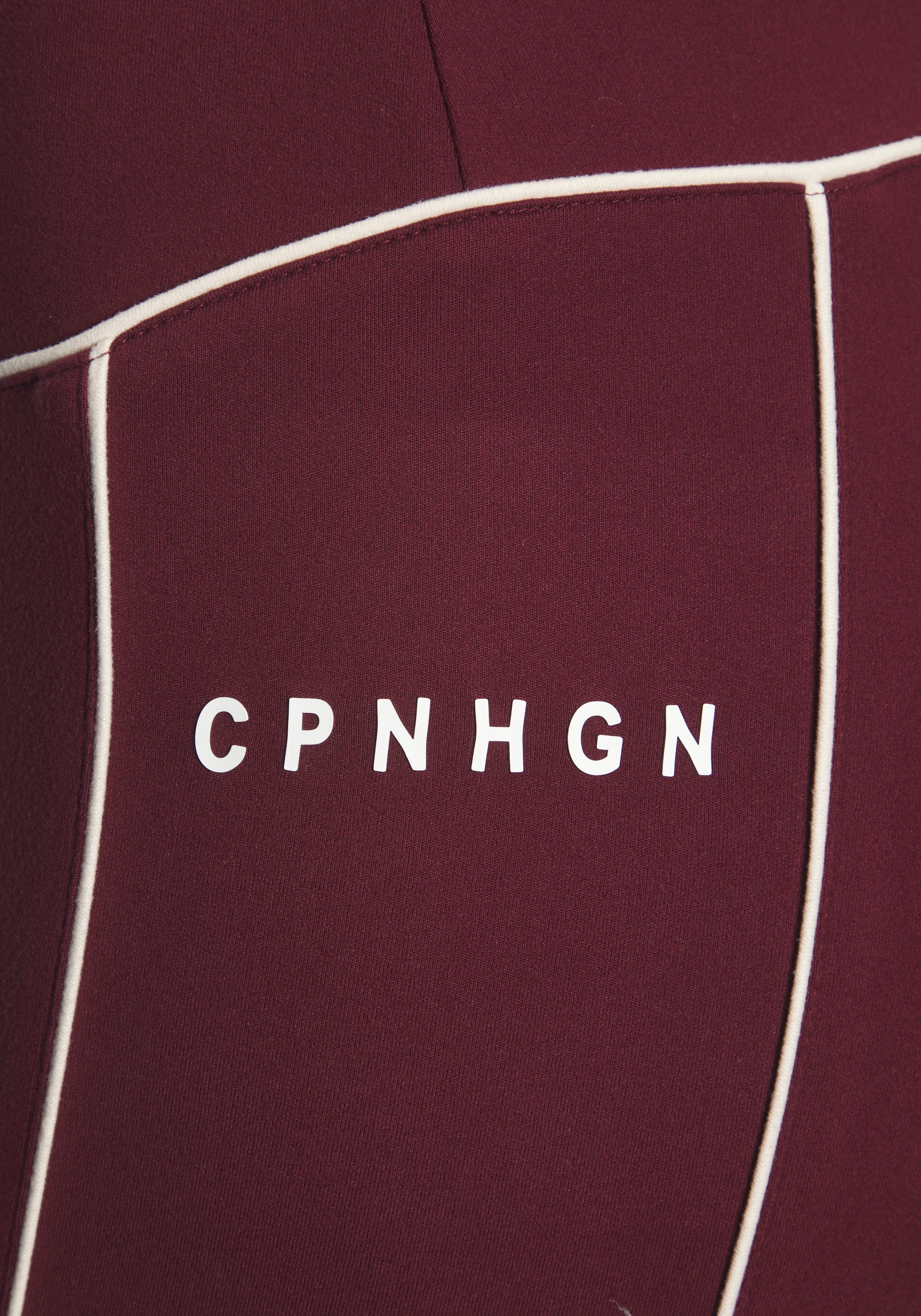 Copenhagen Studios Leggings, mit Paspeln und Logodruck