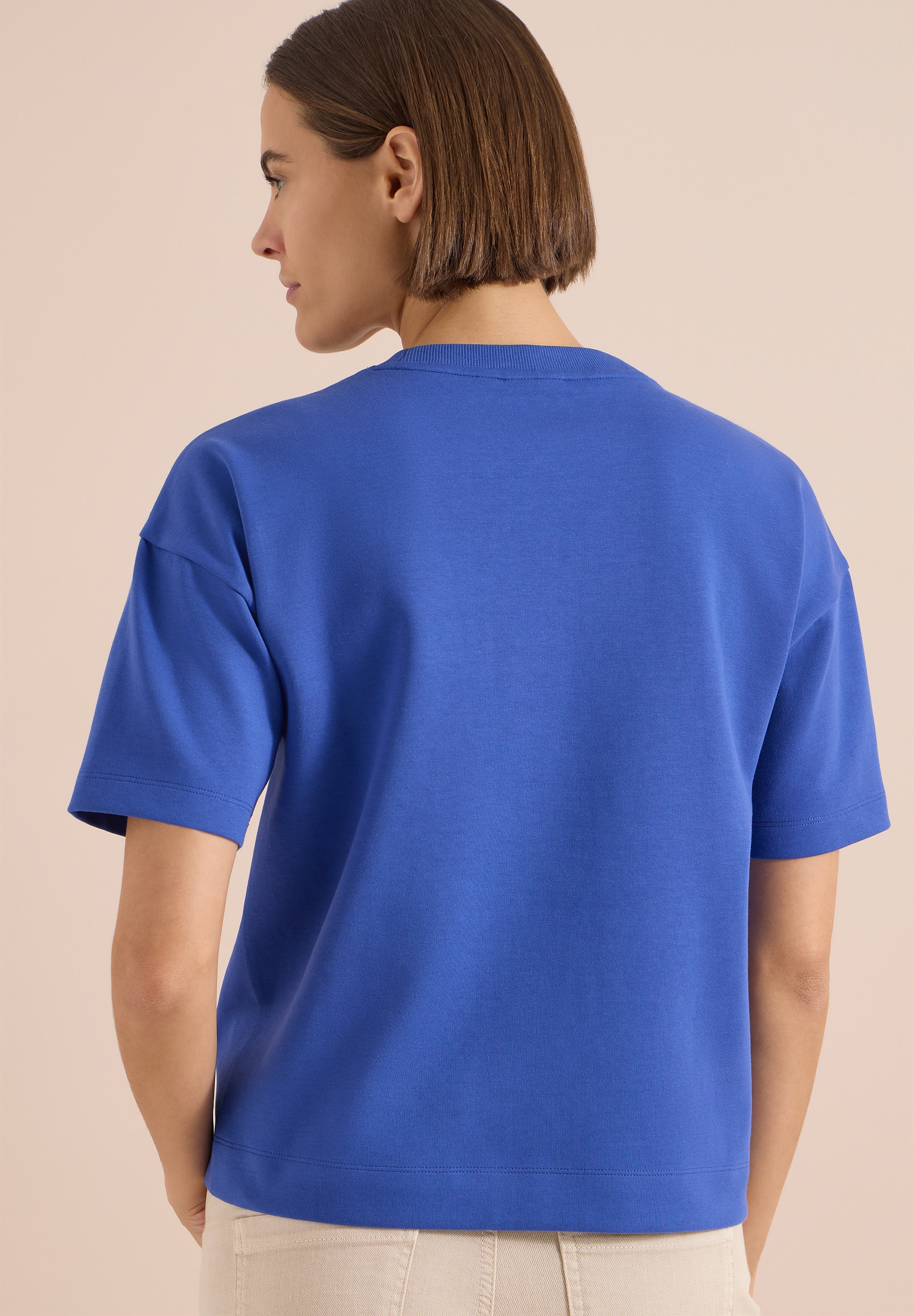 Cecil Pull , Sweatshirt manches courtes avec broderie
