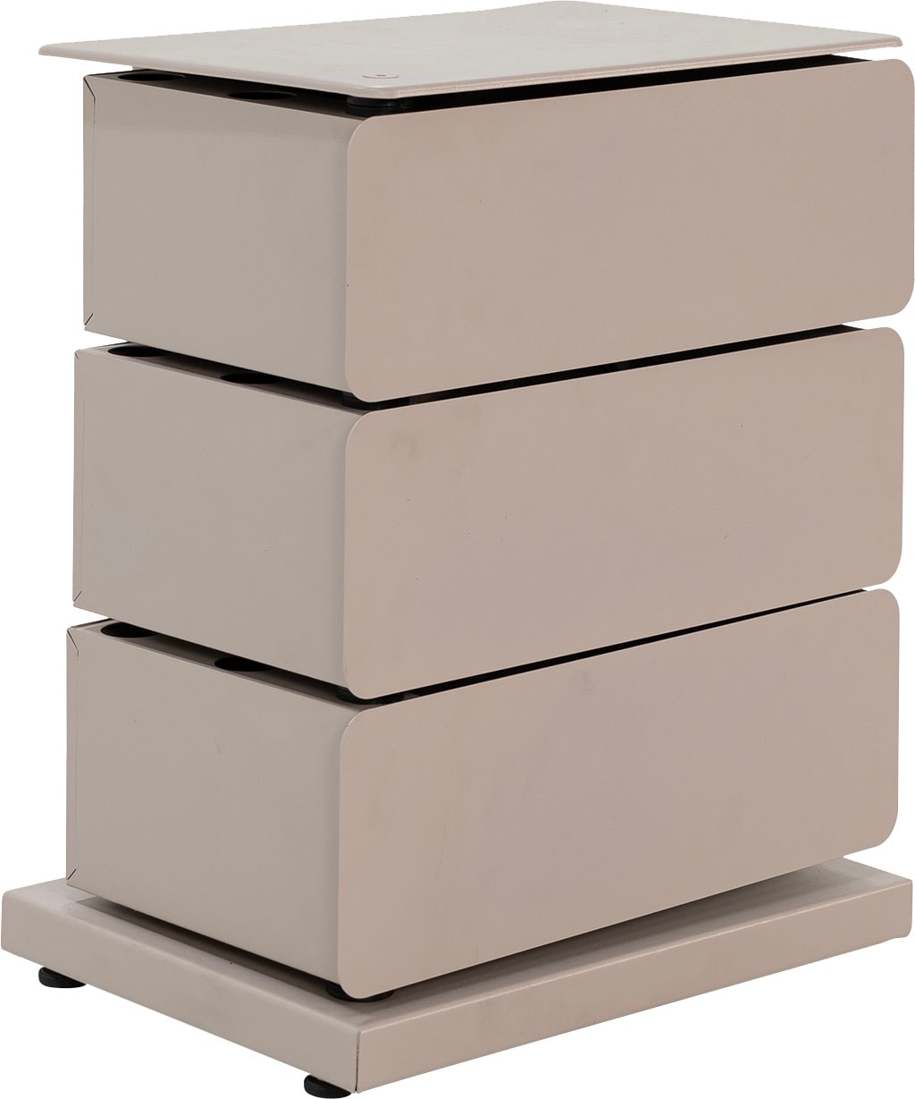 Spinder Design Commode »JOEY 3« Armoire à chaussures en acier et armoire de rangement en 1