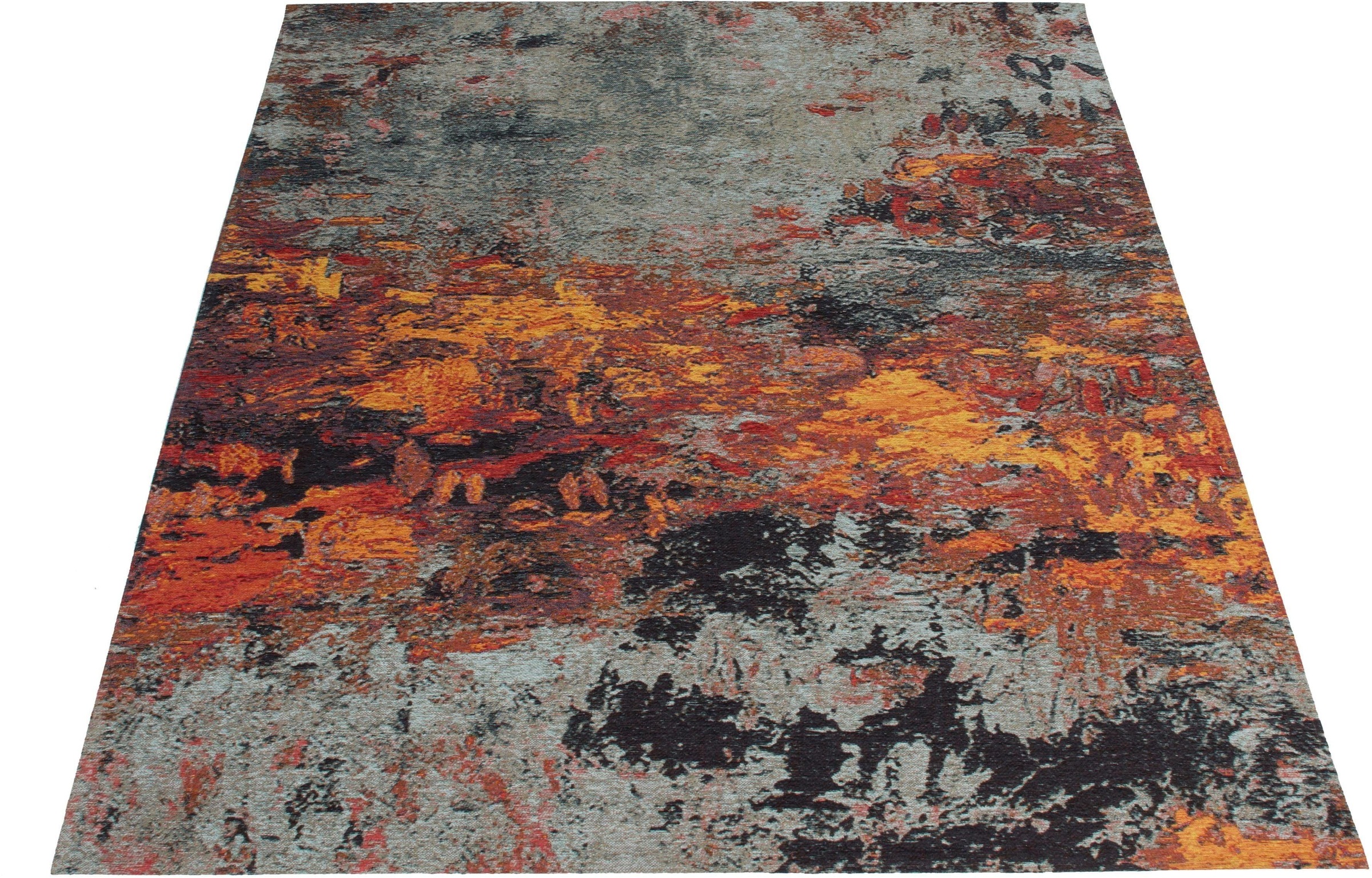 Image of Bruno Banani Teppich »Wallim«, rechteckig, 8 mm Höhe, Abstraktes-Design, Kurzflorteppich, pflegeleicht, robust, ideal im Wohnzimmer, Schlafzimmer & Esszimmer bei Ackermann Versand Schweiz